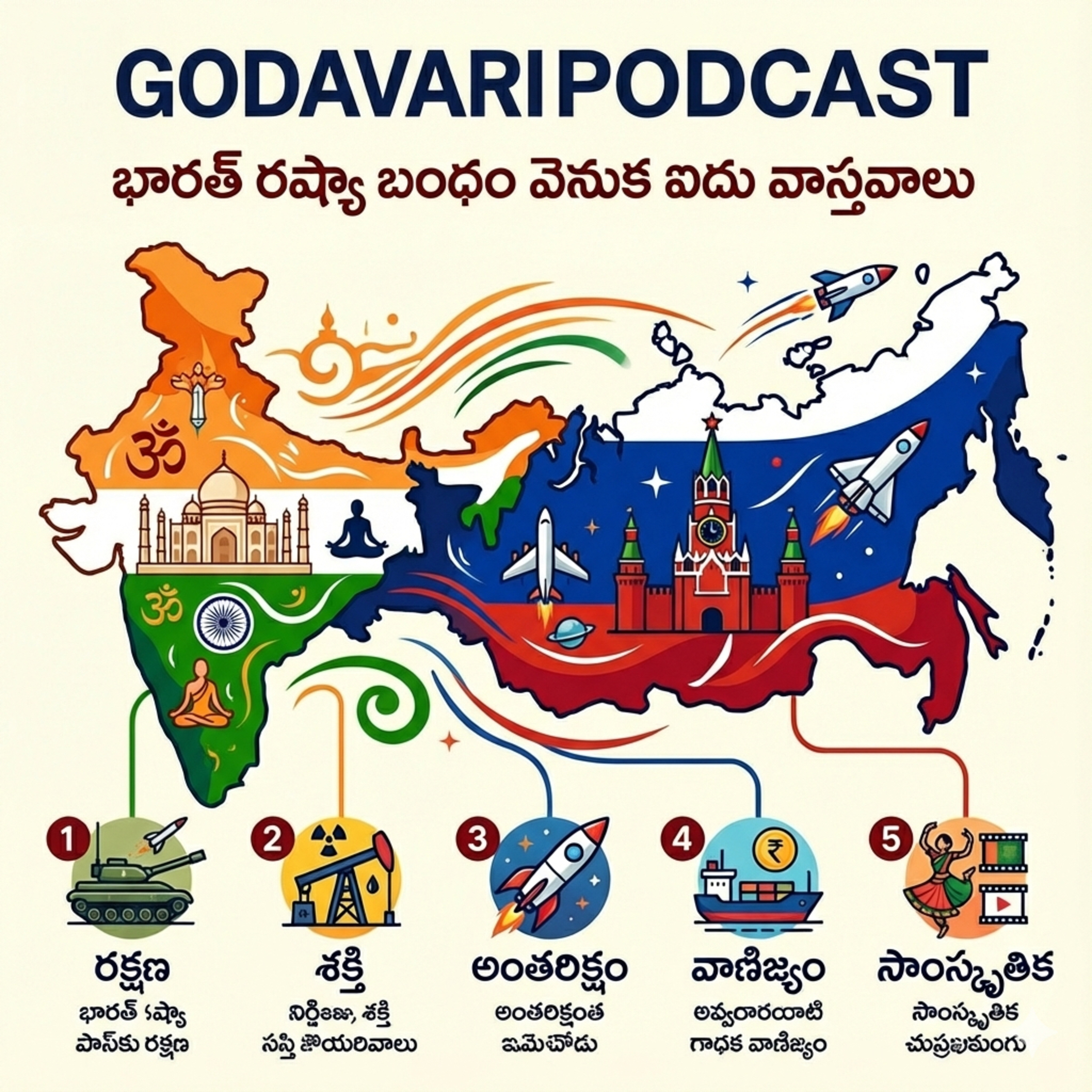 భారత్-రష్యా బంధం వెనుక ఉన్న 5 చేదు-తీపి నిజాలు episode artwork