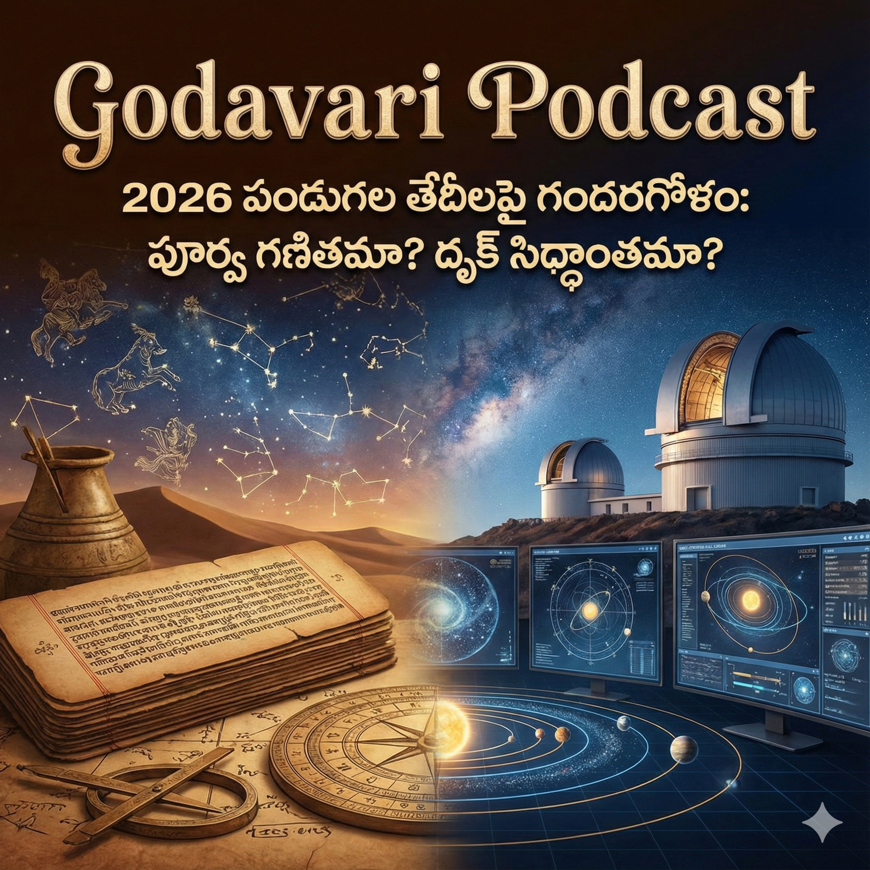 EP 39 రెండు పంచాంగాలు సెంటిమెంట్లను గందరగోళపరుస్తున్న ముహూర్తాలు  episode artwork