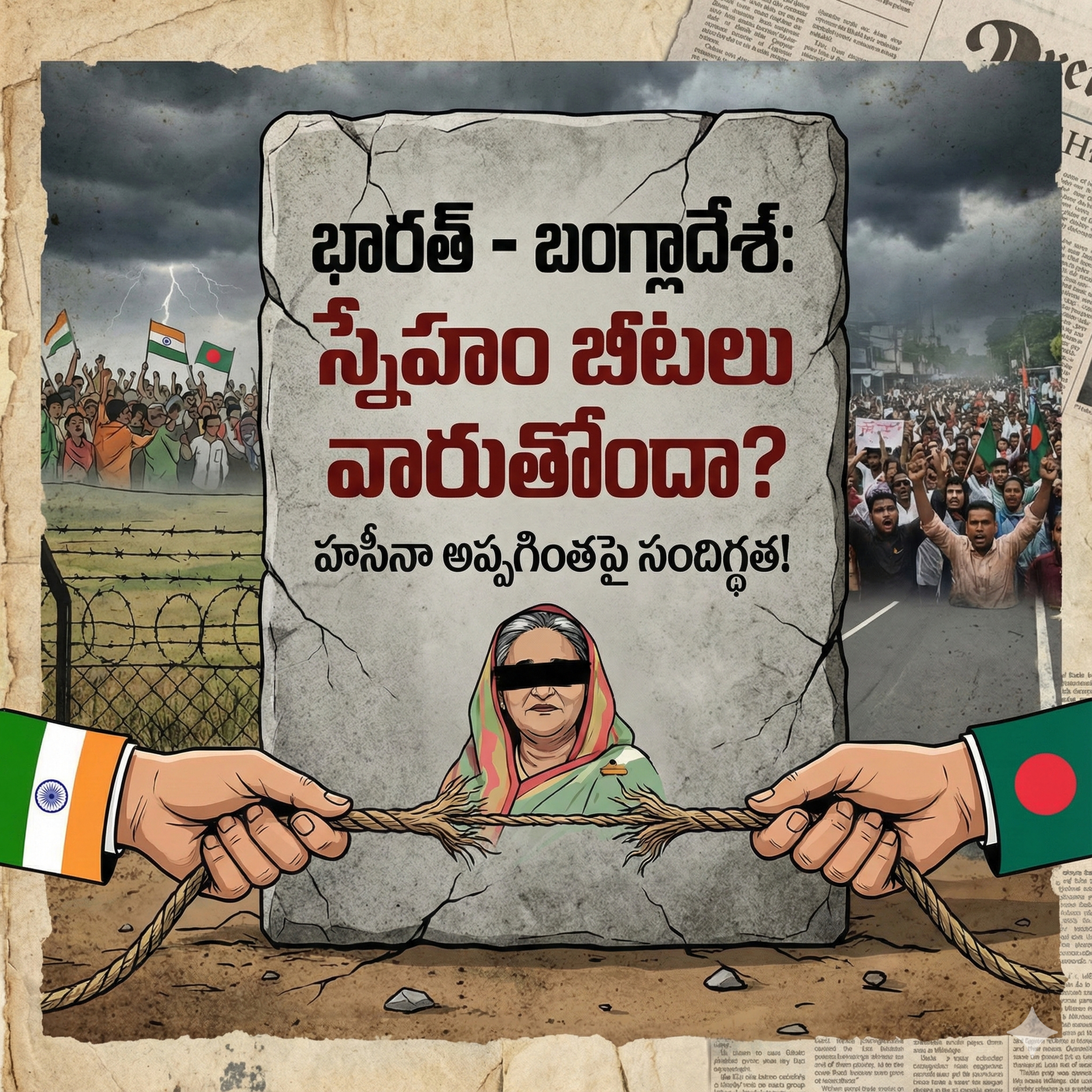 EP 42 భారత్ - బంగ్లా స్నేహానికి బీటలు - హసీనా అప్పగింతపై సందిగ్ధం  episode artwork