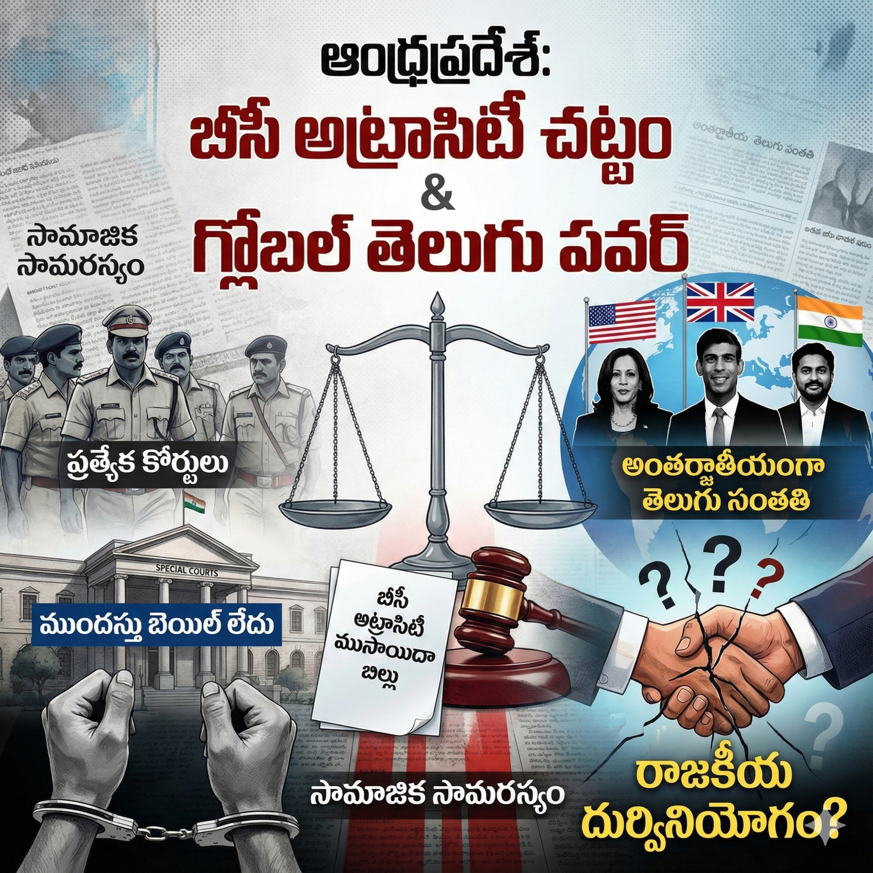 EP 46 బిసి అట్రాసిటీ చట్టం: సామాజిక రక్షణా? రాజకీయ ఆయుధమా?  episode artwork