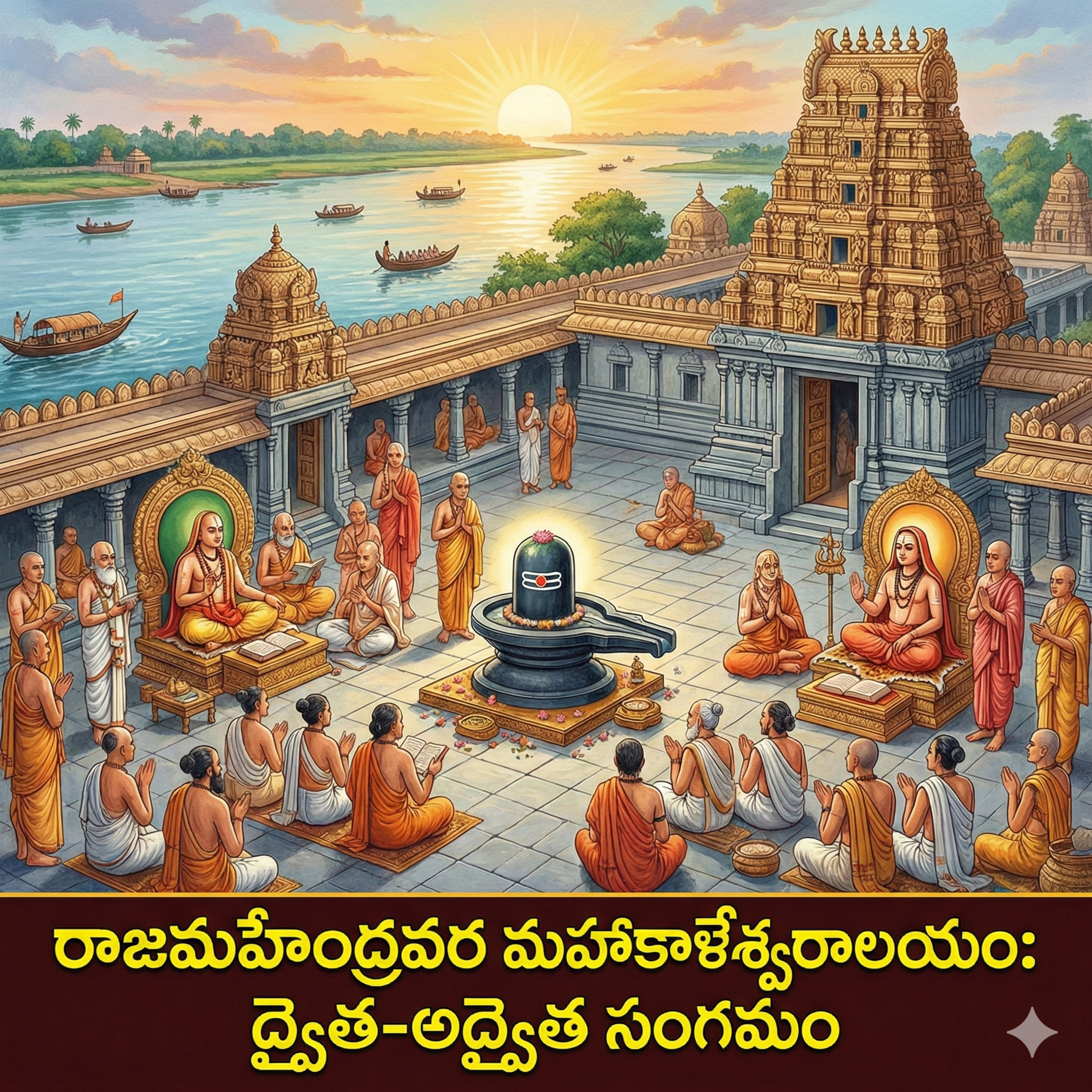 EP 57 రాజమహేంద్రవరం మహాకాళేశ్వర ఆలయం - ద్వైత, అద్వైత సాంప్రదాయాల సంగమం episode artwork