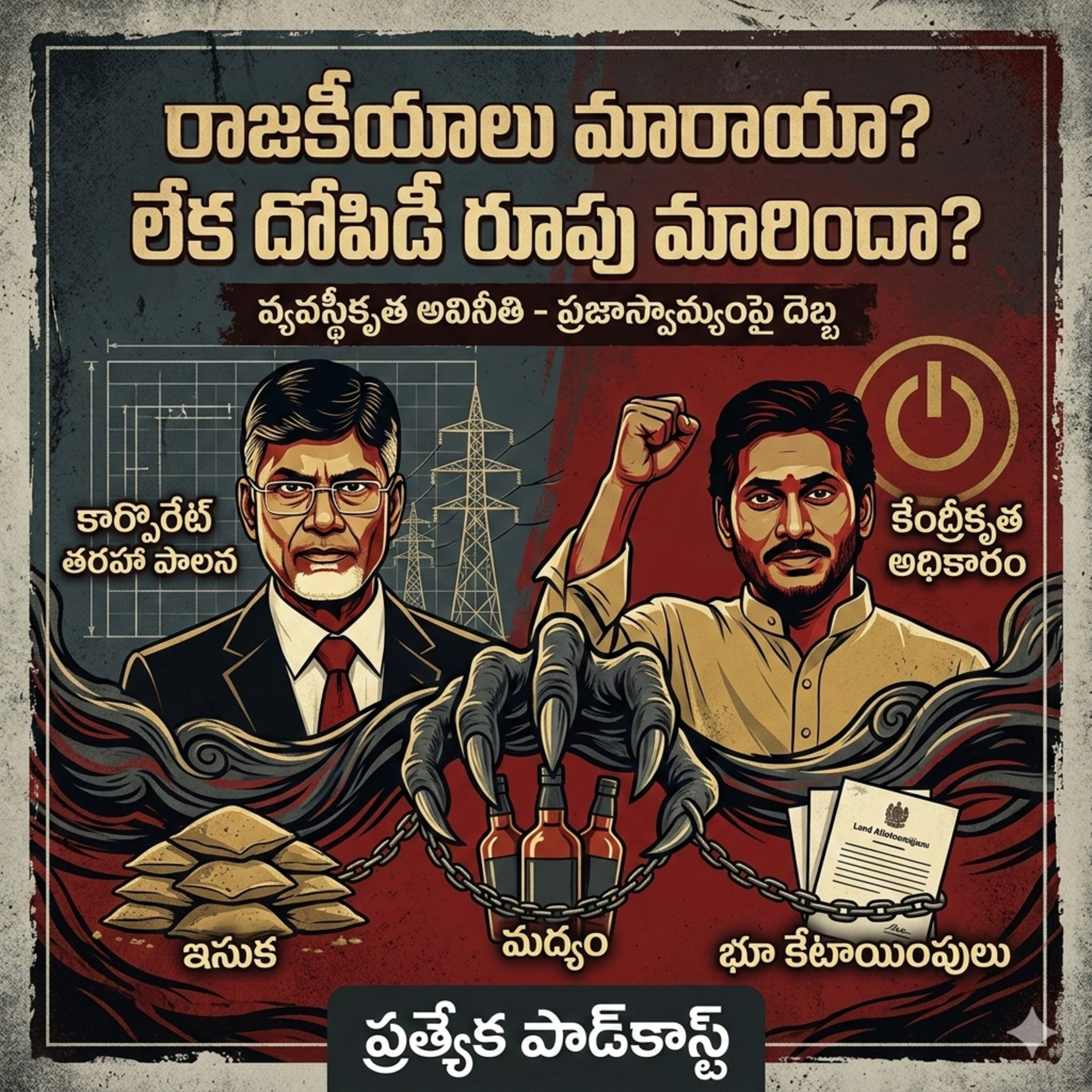 EP 94: ఆంధ్రప్రదేశ్: మారుతున్న అధికార కేంద్రాలు, అవినీతి!  episode artwork
