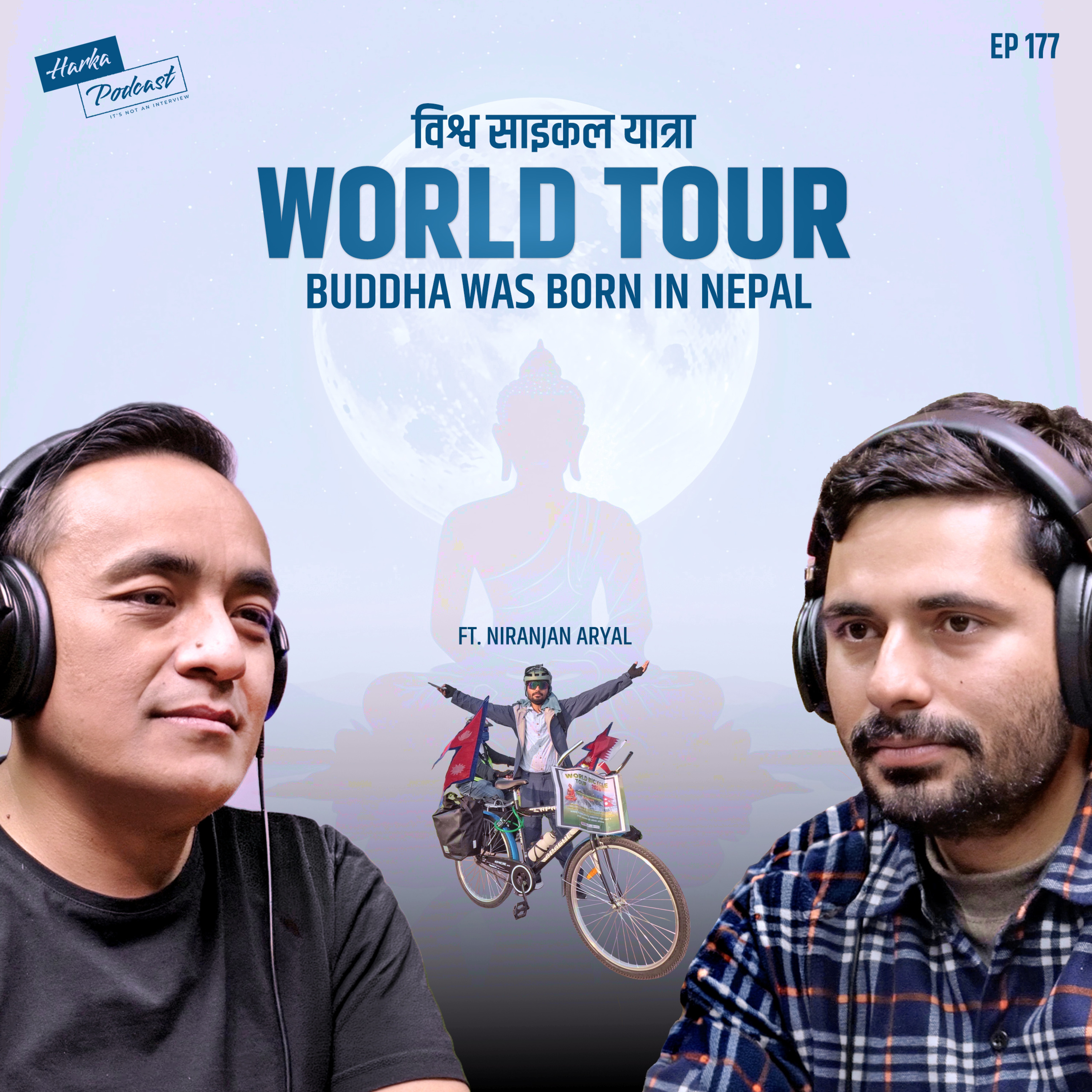 From Nepal to Antarctica by Bicycle — Is This Even Possible? - Harka's Podcast episode artwork
