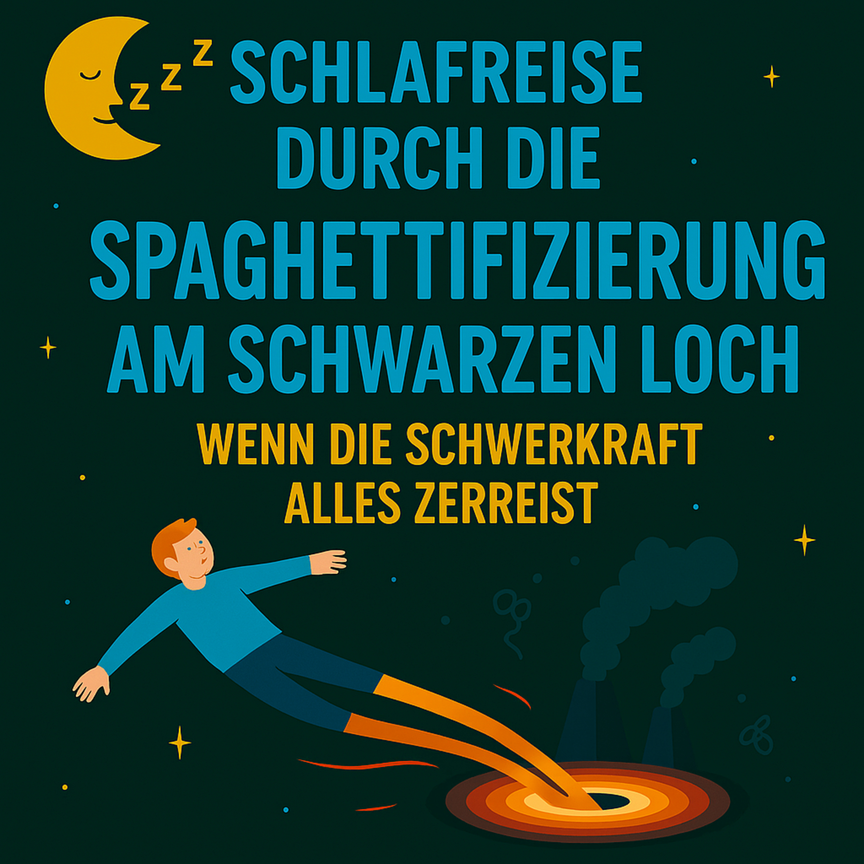 Spaghettifizierung am Schwarzen Loch - Wenn Schwerkraft alles zerreißt