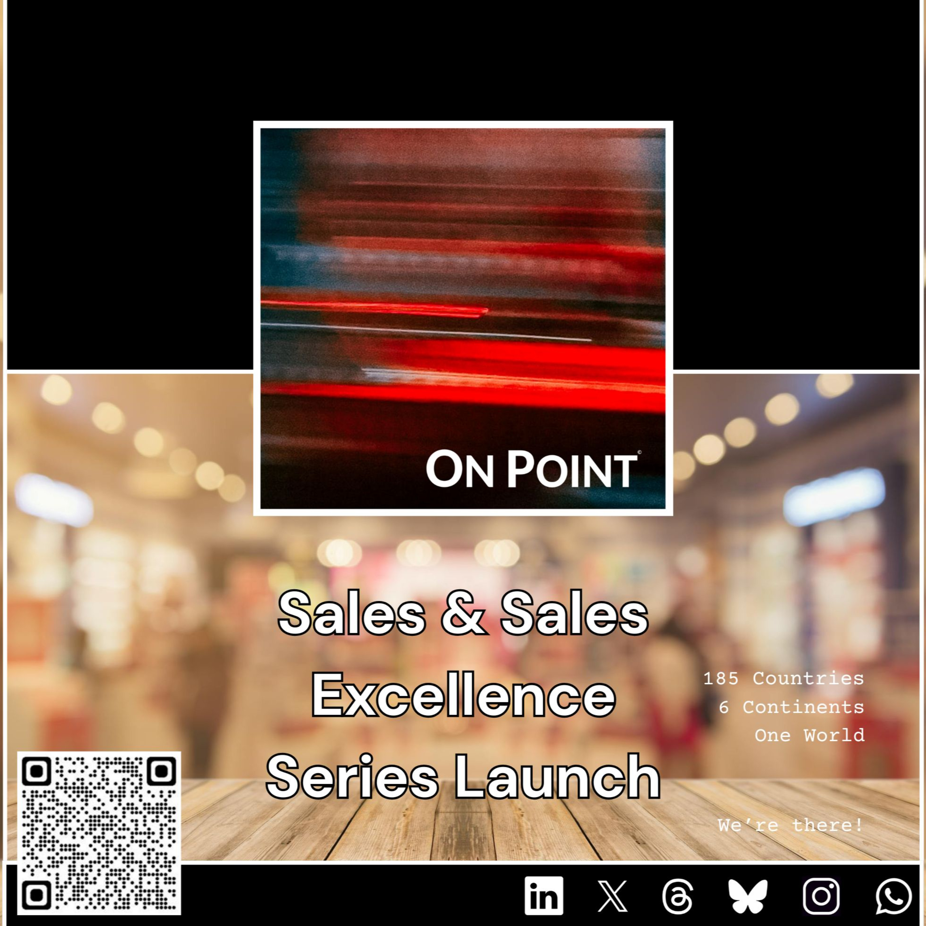 Sales and Sales Excellence On Point Podcast Series Launch episode artwork