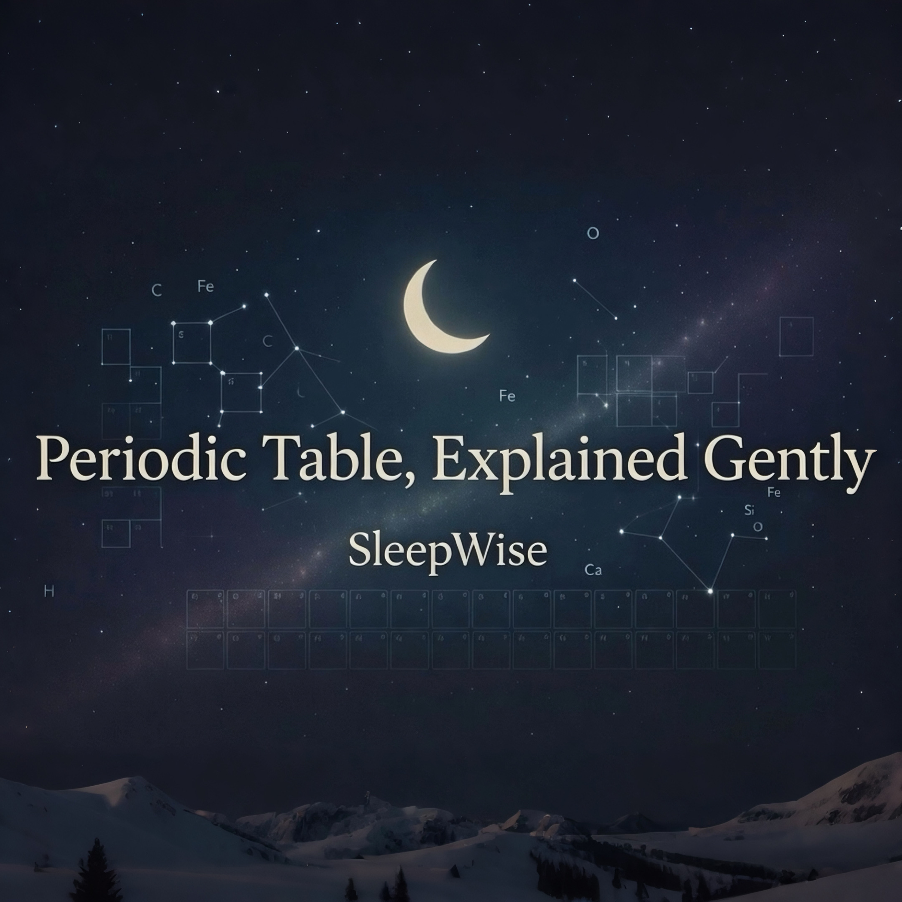Periodic Table, Explained Gently | A SleepWise Story