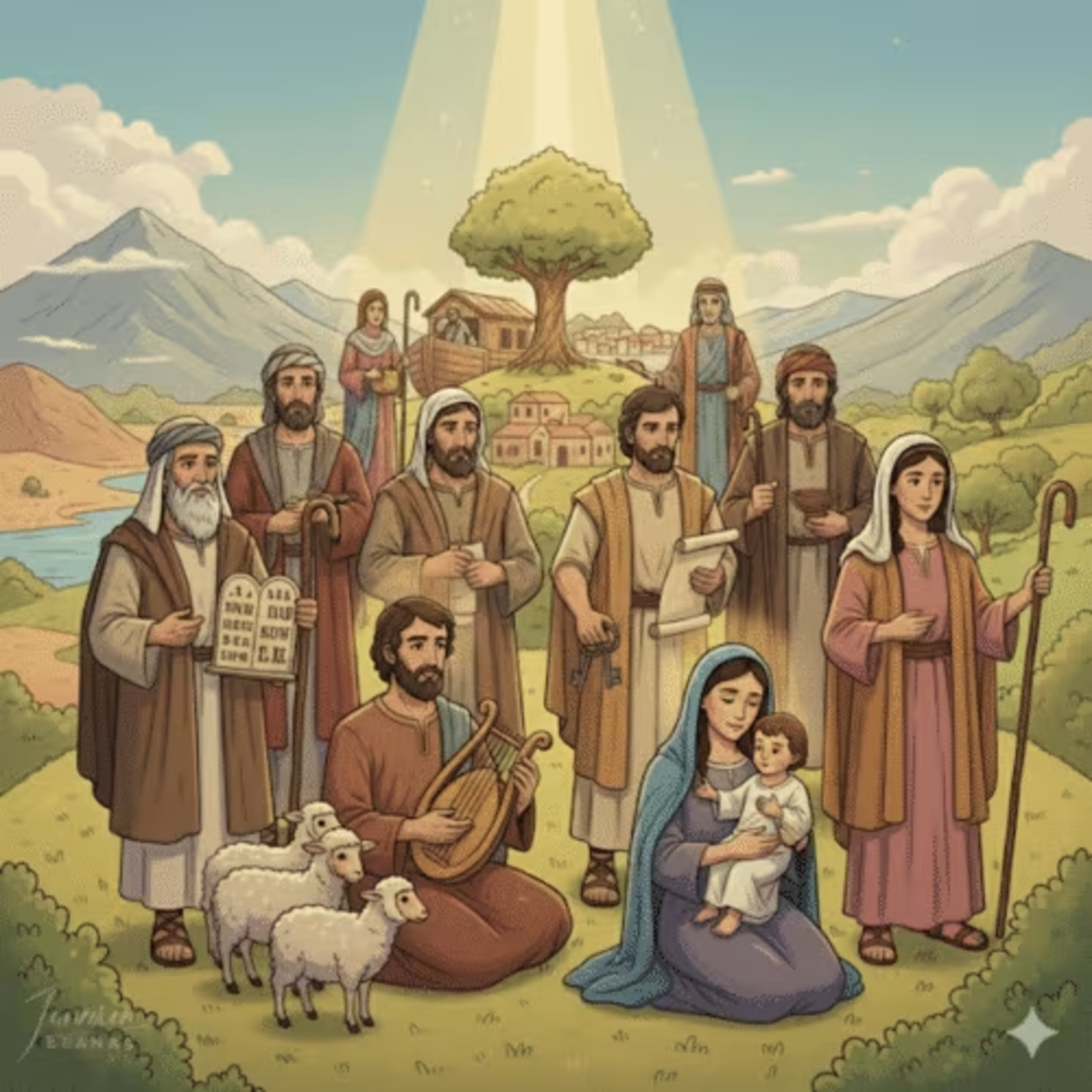 Personagens Bíblicos: Do AT e NT - Termos Teológicos 076