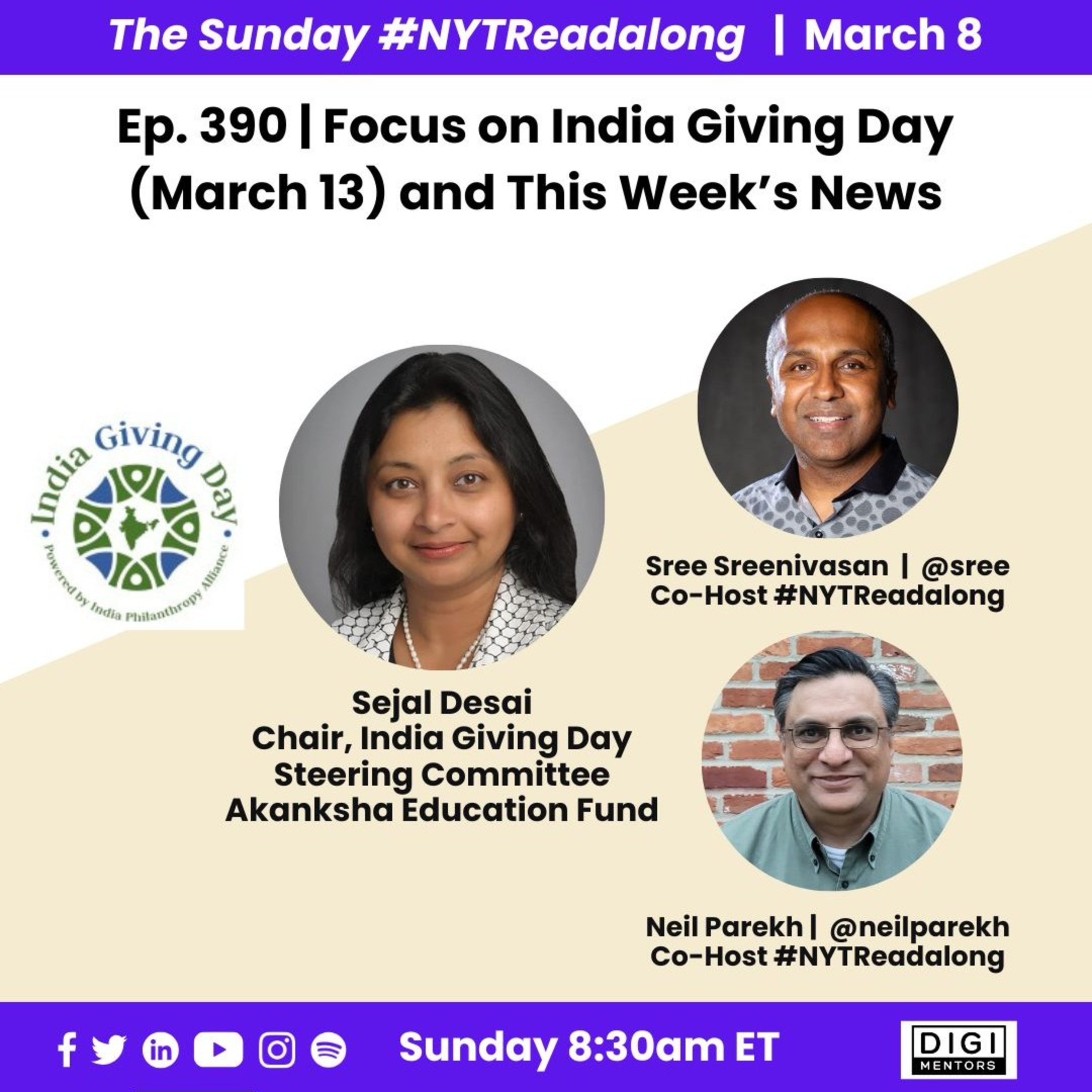 Ep. 390 - Sejal Desai, India Giving Day episode artwork