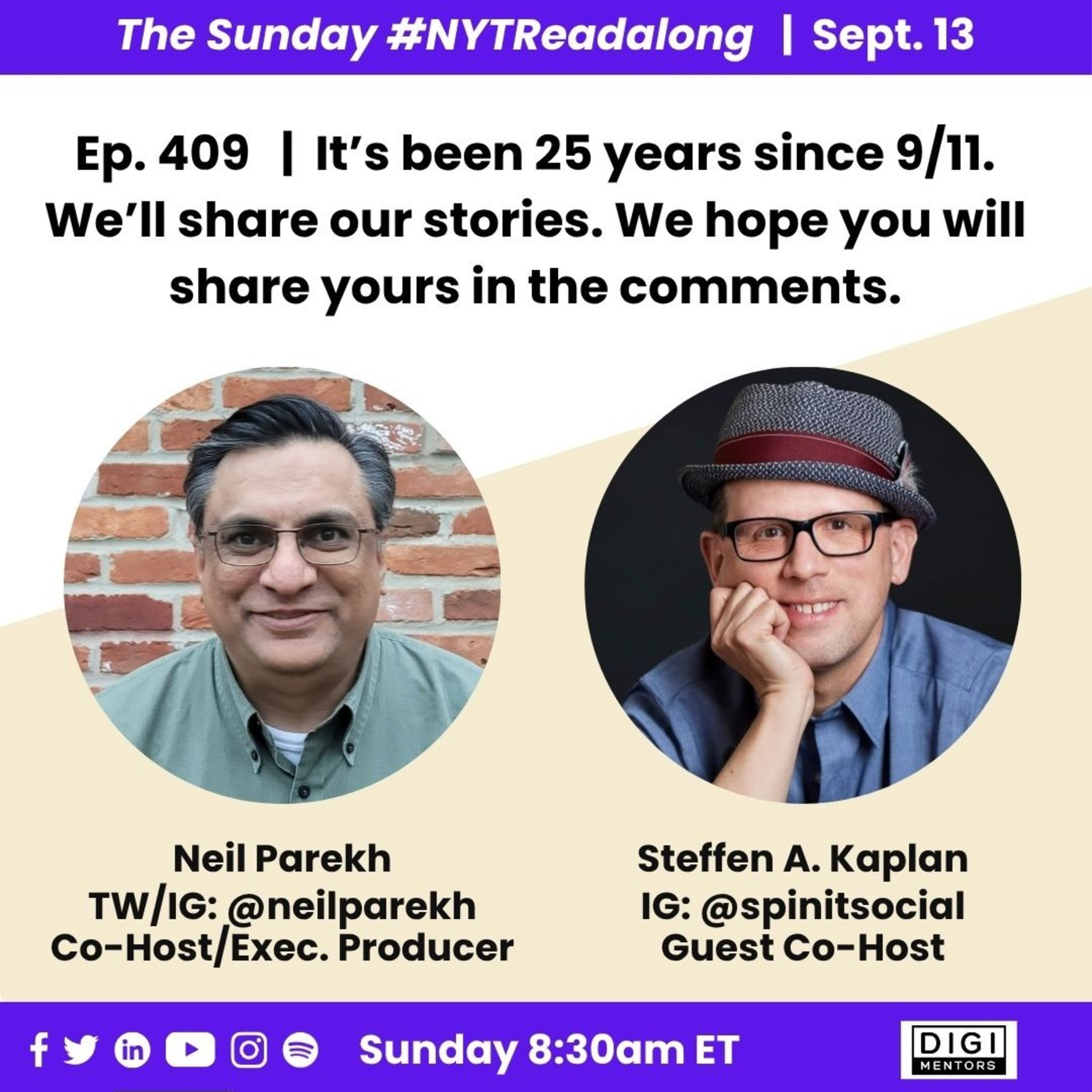 Ep. 409 - Remembering September 11, Viewer Stories, NYT Special Section episode artwork