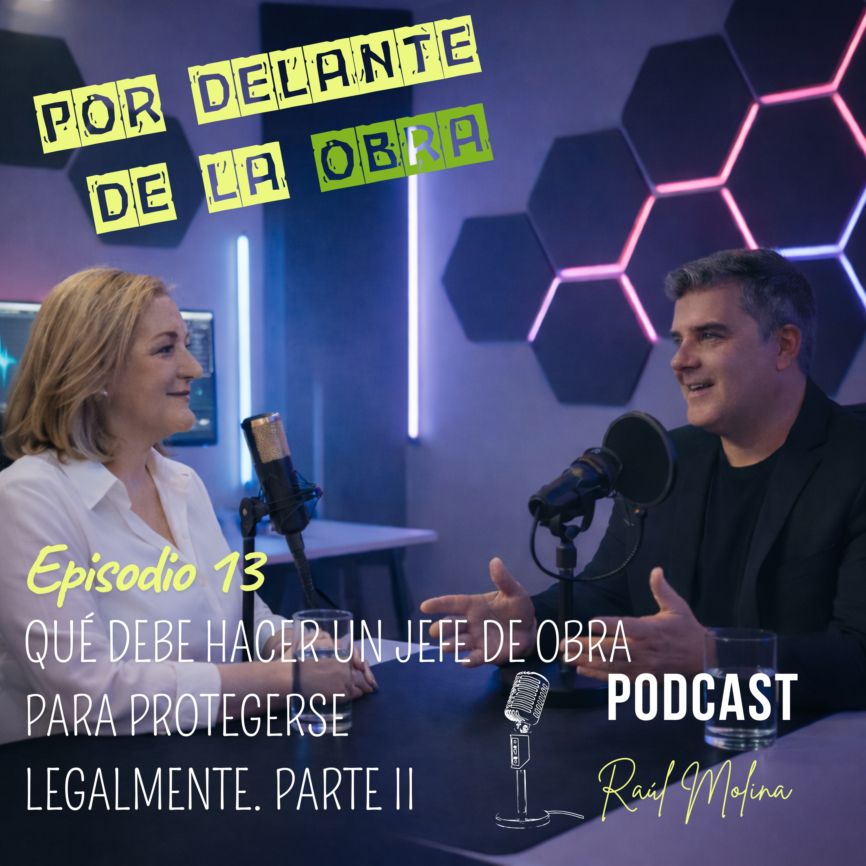 POR DELANTE DE LA OBRA