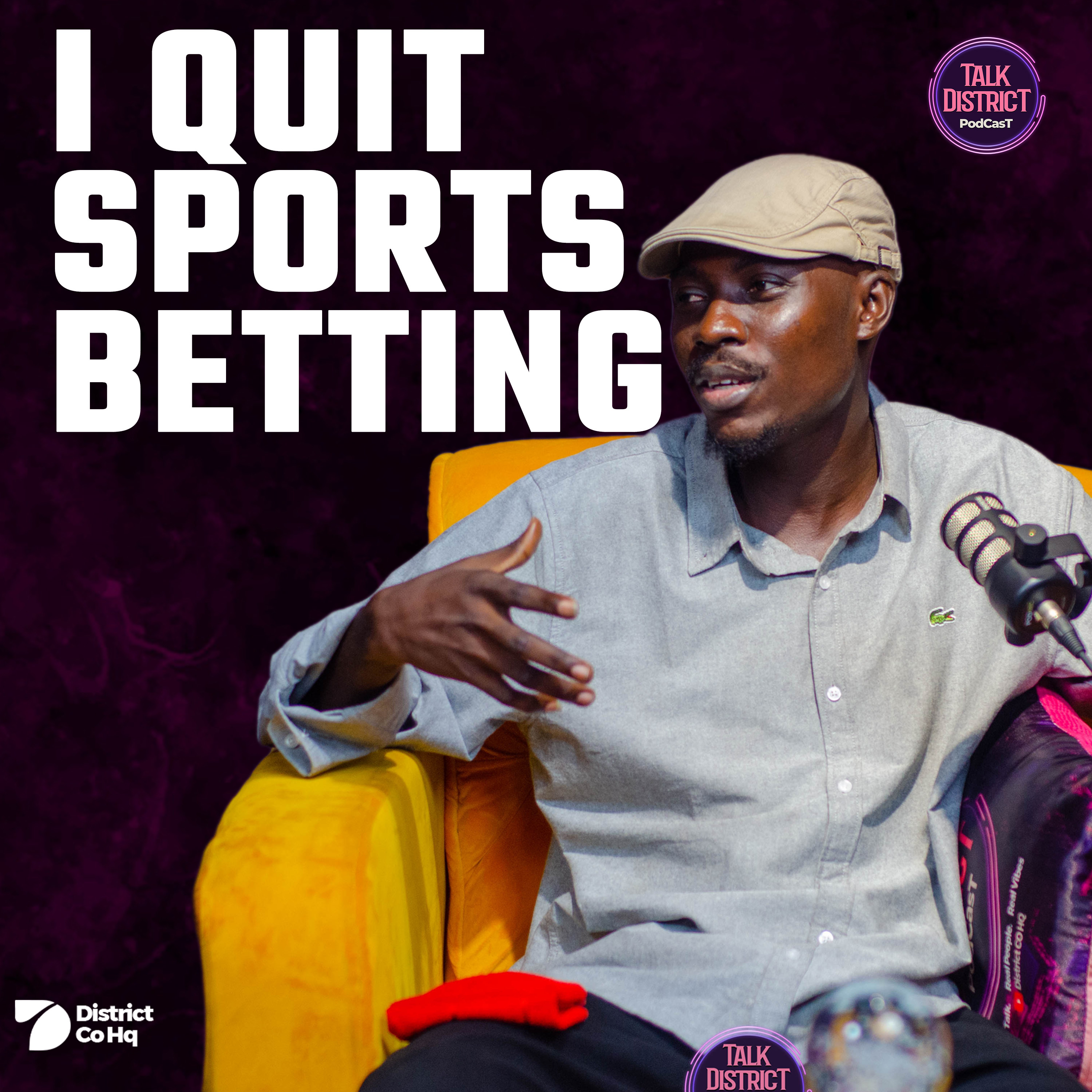From Fun to Addiction: How Sports Betting Stole A Life | Talk District Podcast episode artwork
