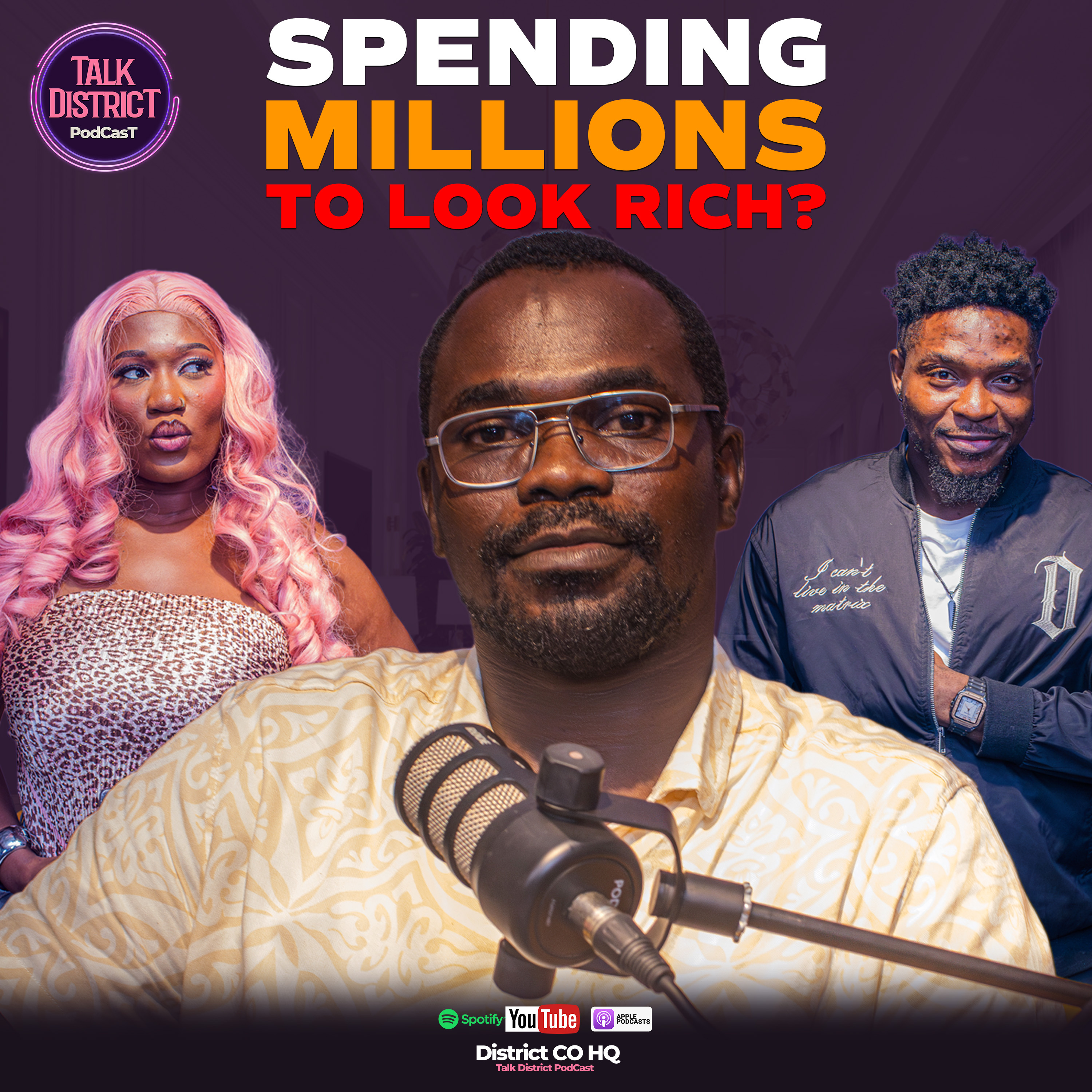 WHY DO NIGERIANS SPEND MILLIONS TO LOOK RICH AT HOME? | Dayo Olaoye | Talk District Podcast episode artwork
