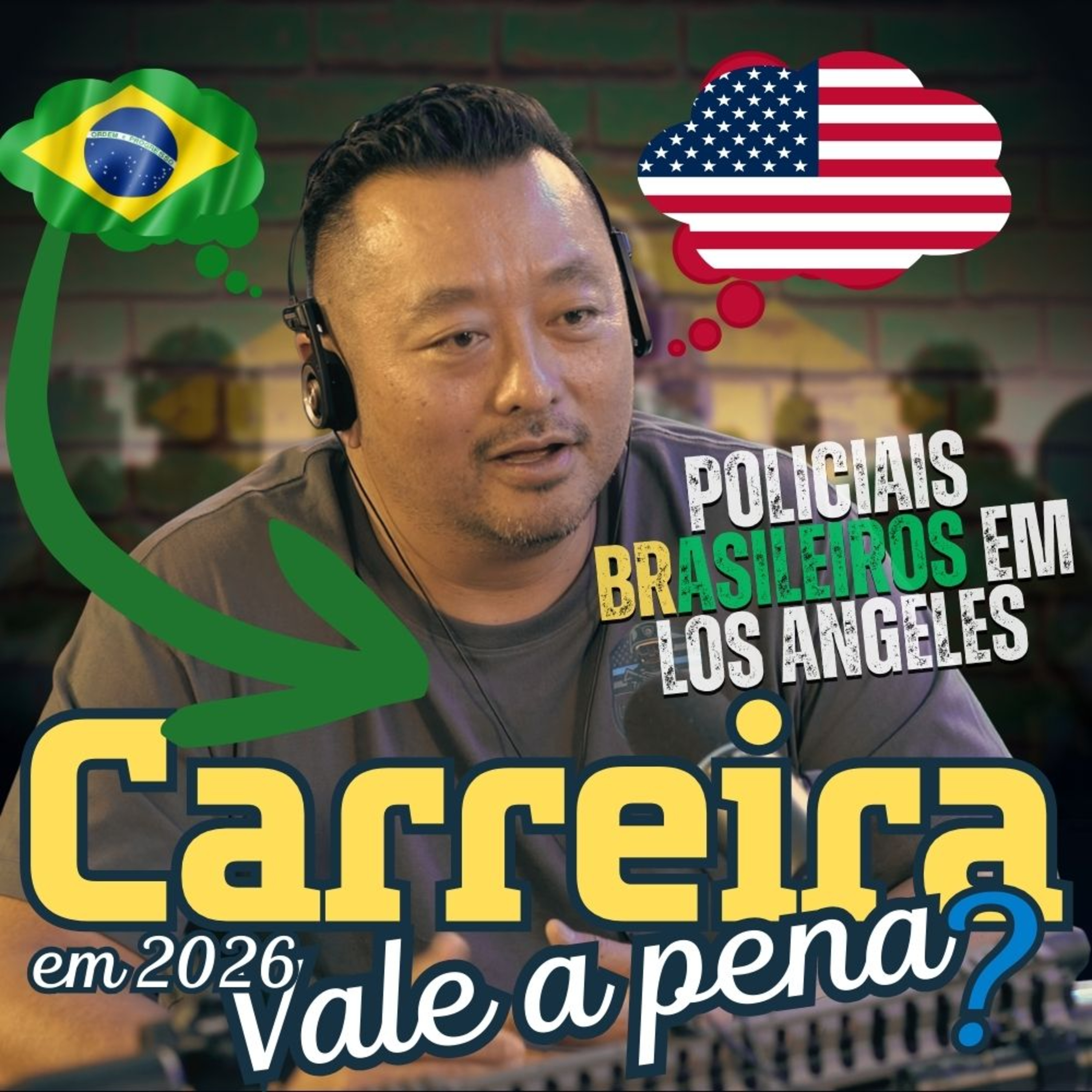 Carreira de Policial nos Estados Unidos sendo Brasileiro em Los Angeles [Edwin Wu] episode artwork