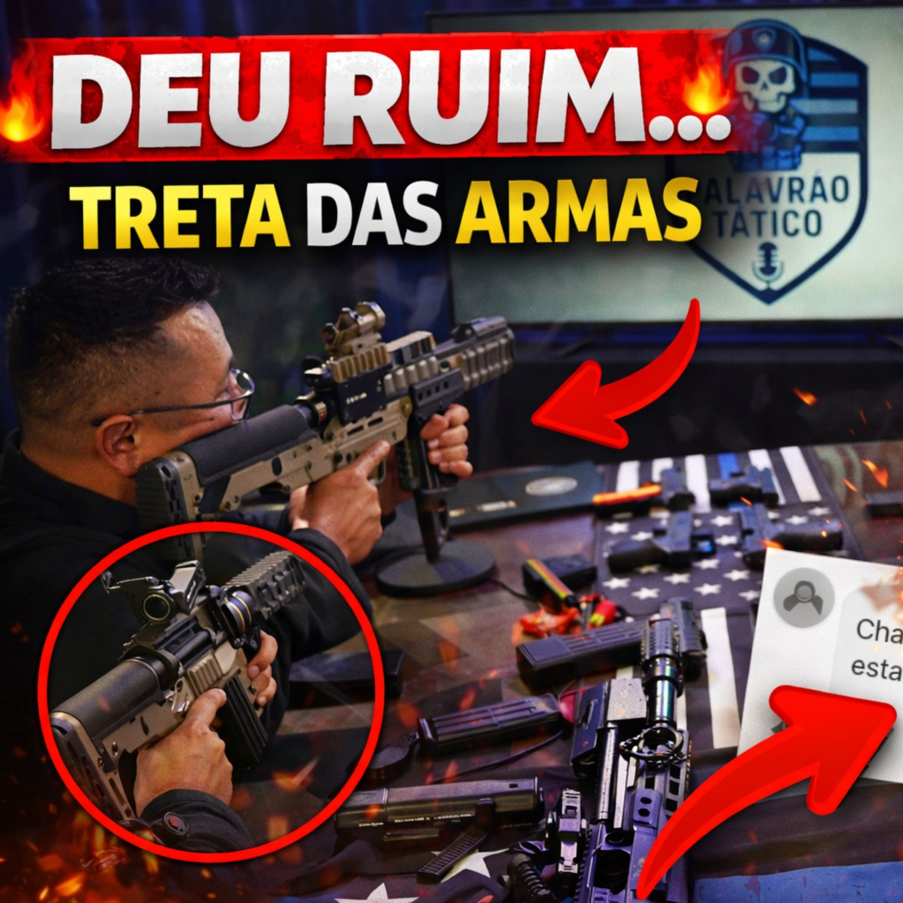 POLÊMICA DAS ARMAS Taurus, Glock e a TRETA nos Comentários episode artwork