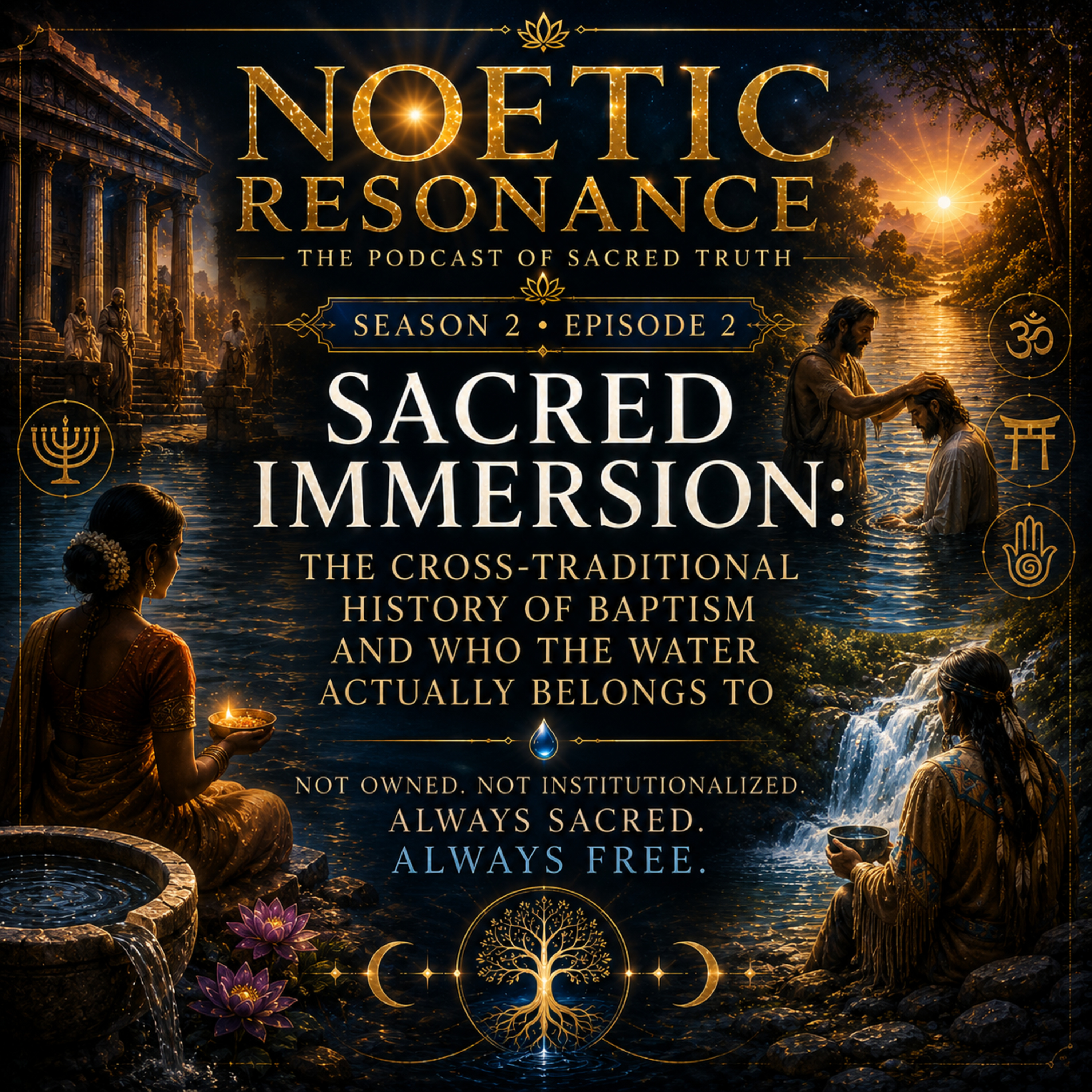 Sacred Immersion: The Cross Traditional History of Baptism and Who the Water Actually Belongs to episode artwork