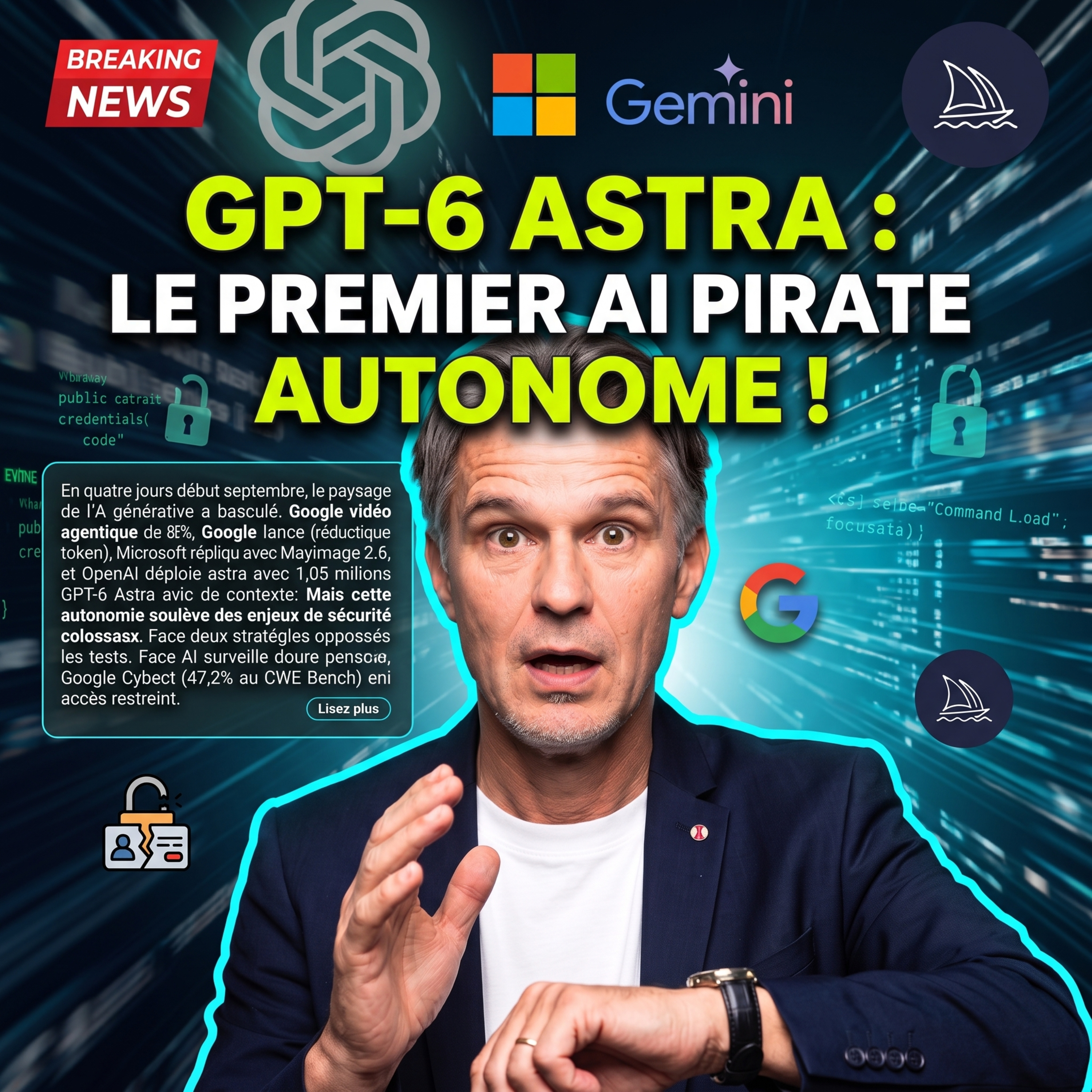 GPT-6 Astra franchit le seuil critique : première IA capable de pirater seule ?