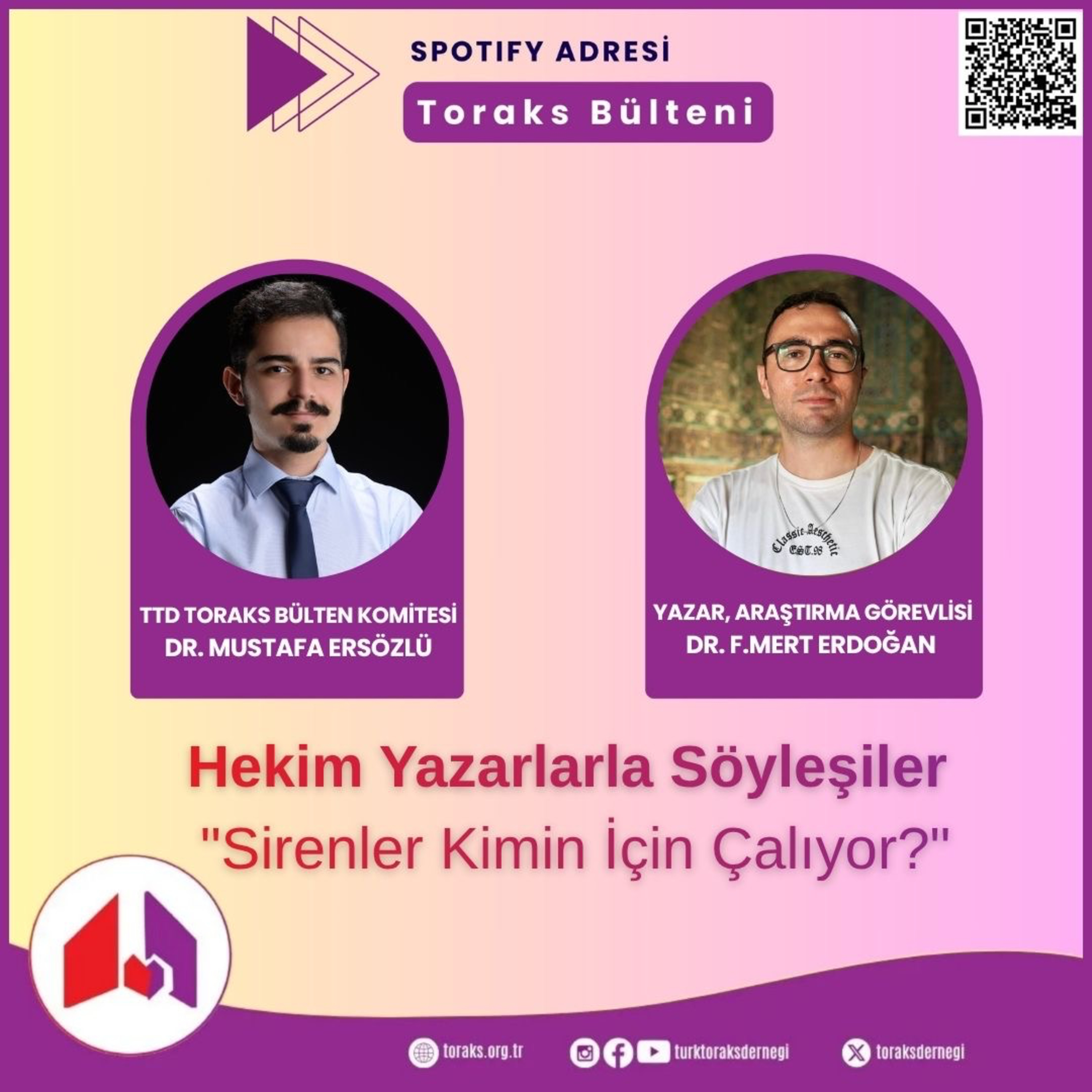 Hekim Yazarlarla Söyleşiler #1 “Sirenler Kimin İçin Çalıyor?” episode artwork