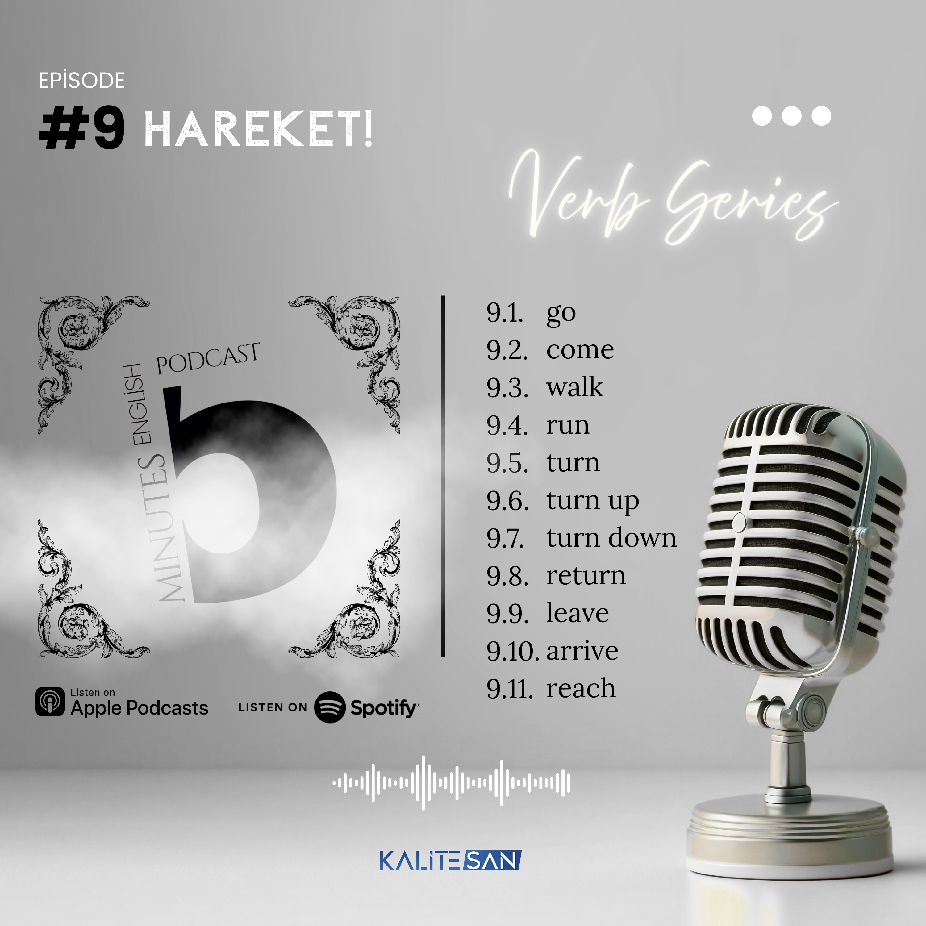 Verb Series- Episode #9 – Hareket! episode artwork