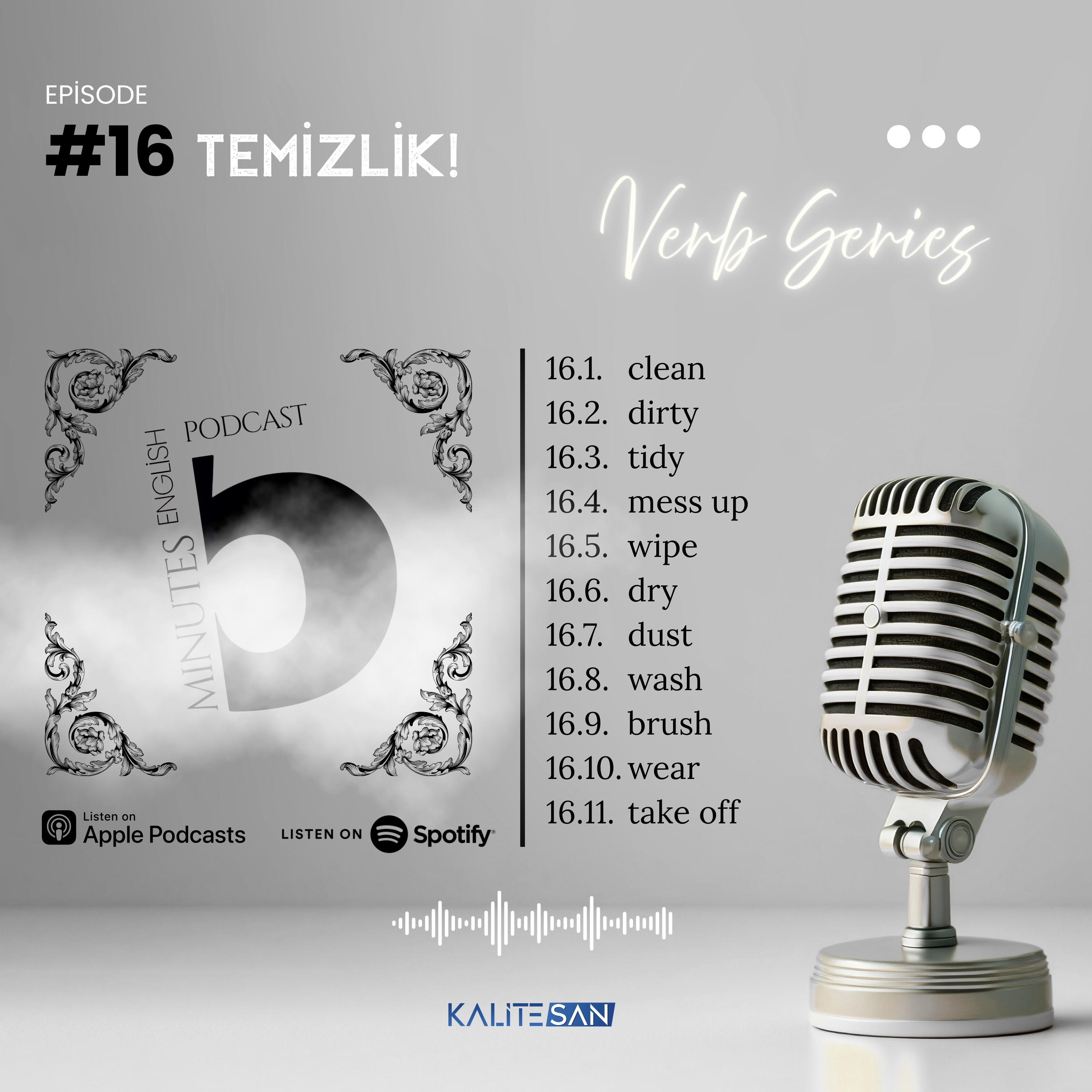 Verb Series- Episode #16 – Temizlik! episode artwork