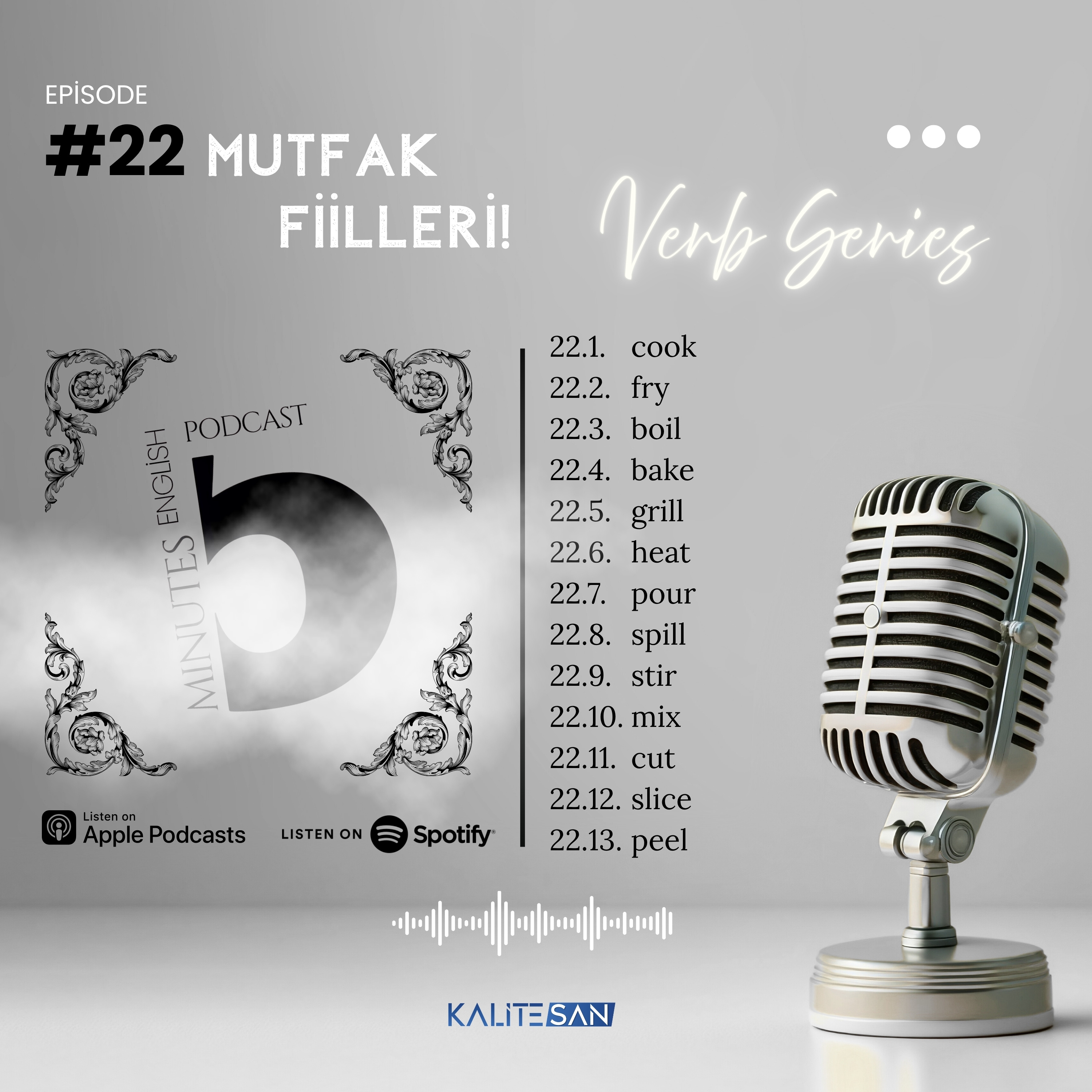 Verb Series- Episode #22– Mutfak Fiilleri! episode artwork