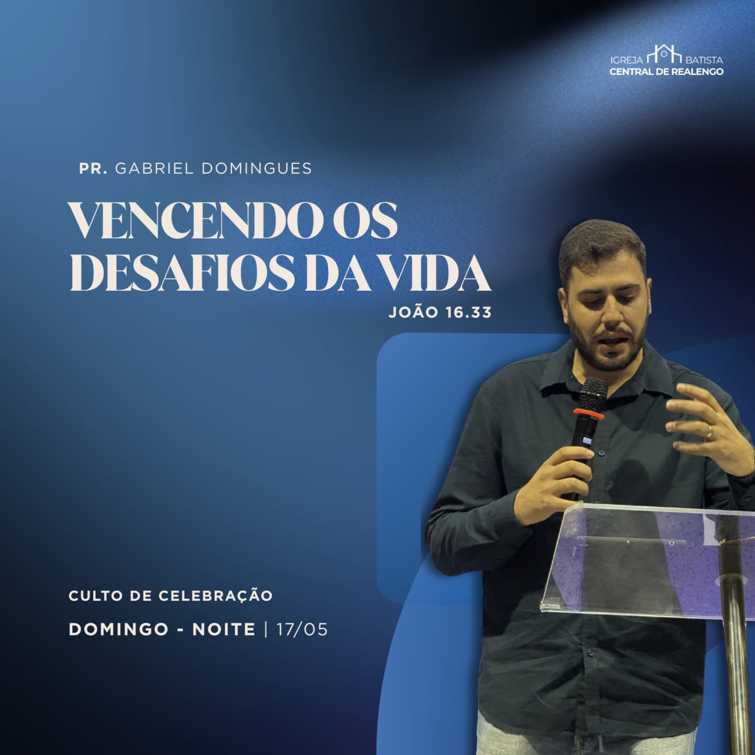 VENCENDO OS DESAFIOS DA VIDA! - PR. GABRIEL DOMINGUES episode artwork