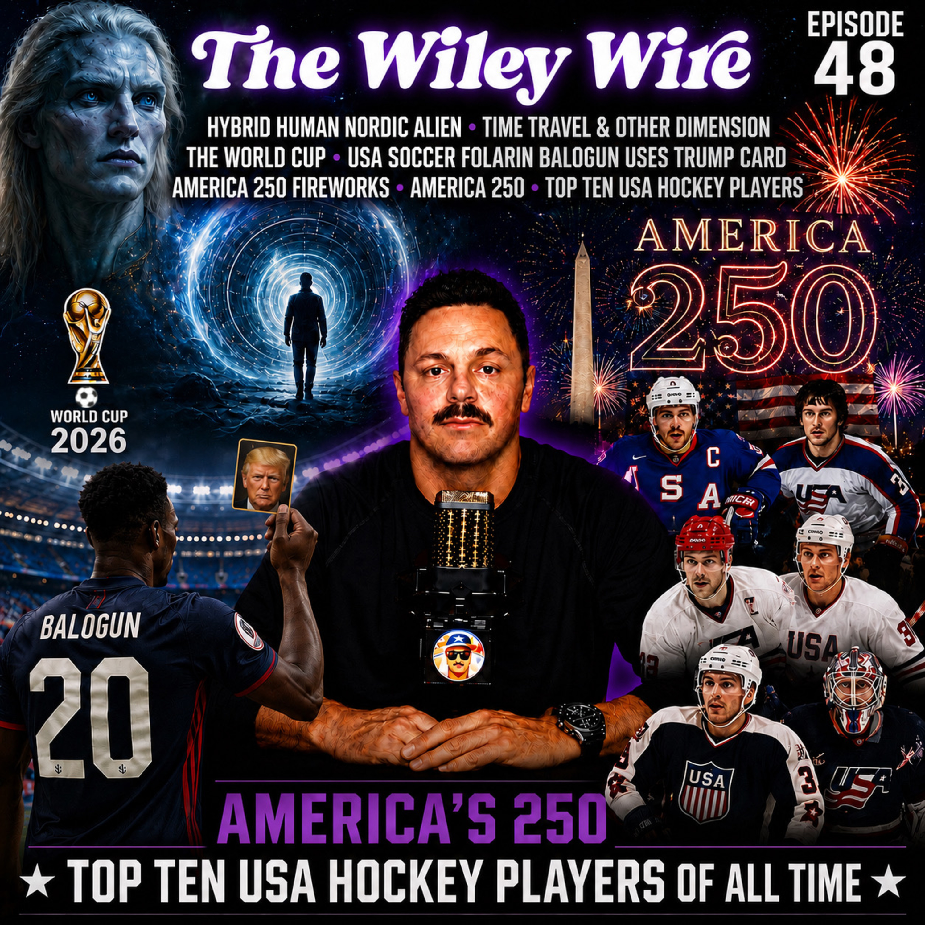 👽 Hybrid Humans, Time Travel & World Cup Controversy | The Wiley Wire | Episode 48 episode artwork