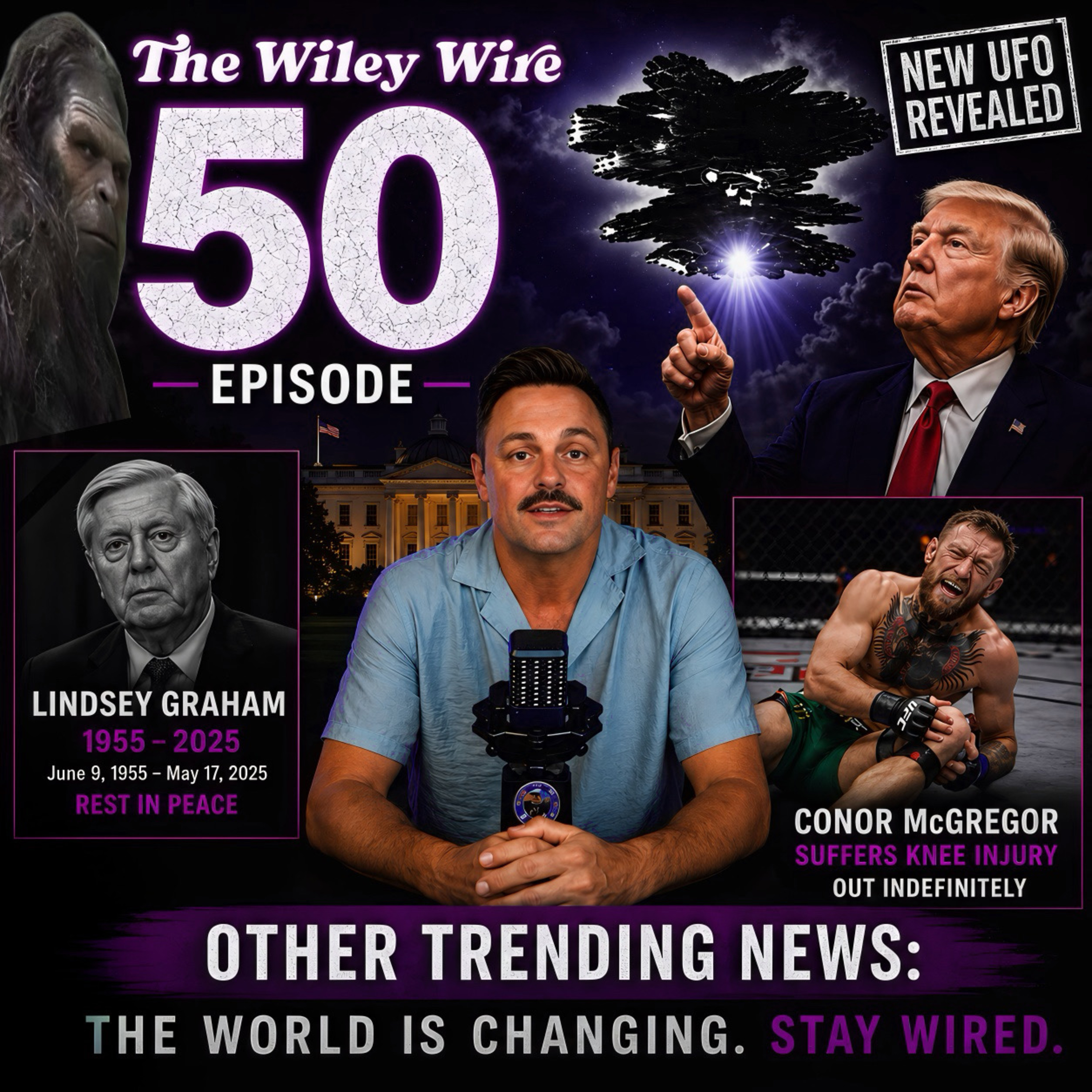 🚨 New UFO Footage Released... Is Trump About to Reveal Everything? | Lindsey Graham Mystery & A Bigfoot Found episode artwork