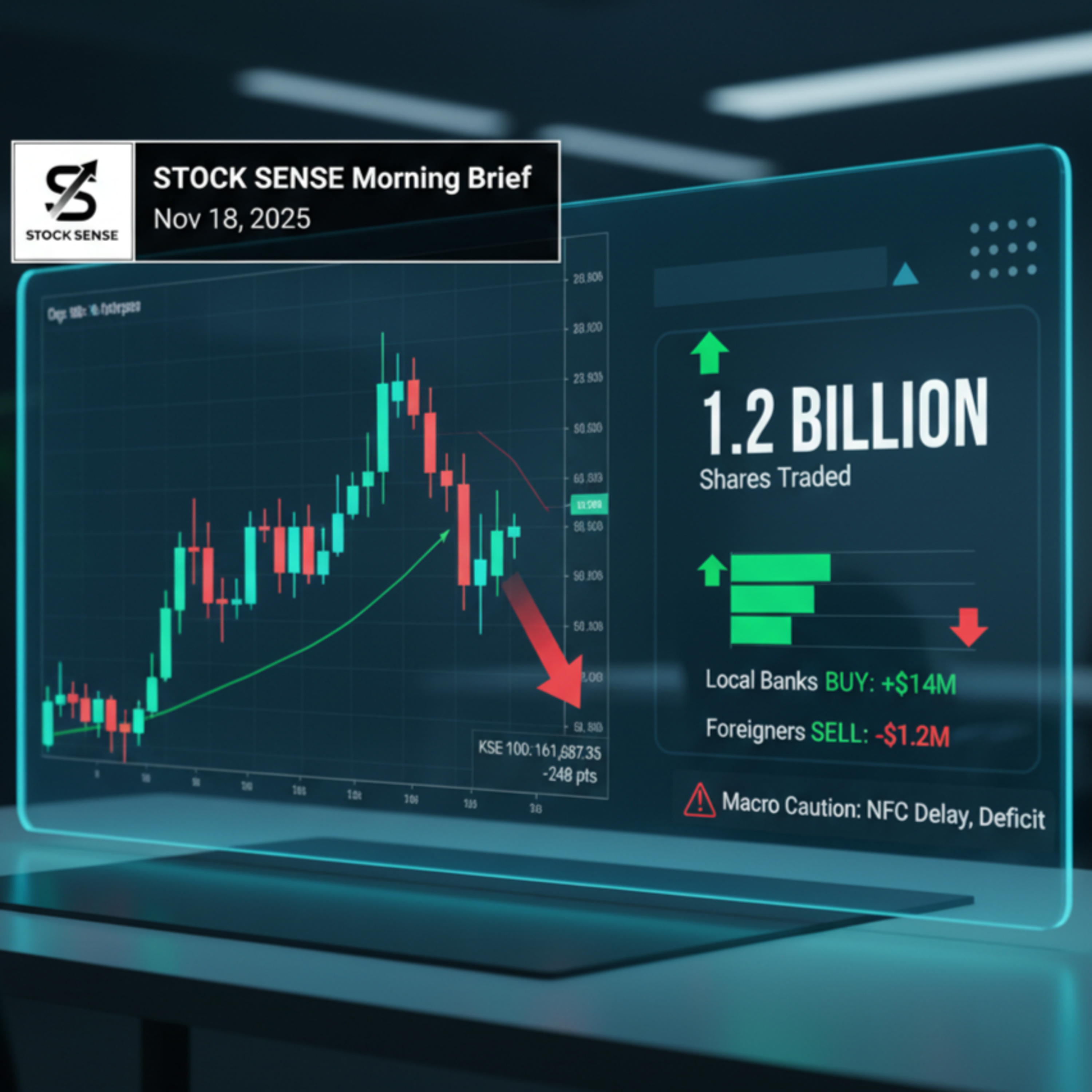 KSE-100 Dips, But Volume Explodes to 1.2B Shares | Stock Sense Morning Brief (Nov 18, 2025) episode artwork