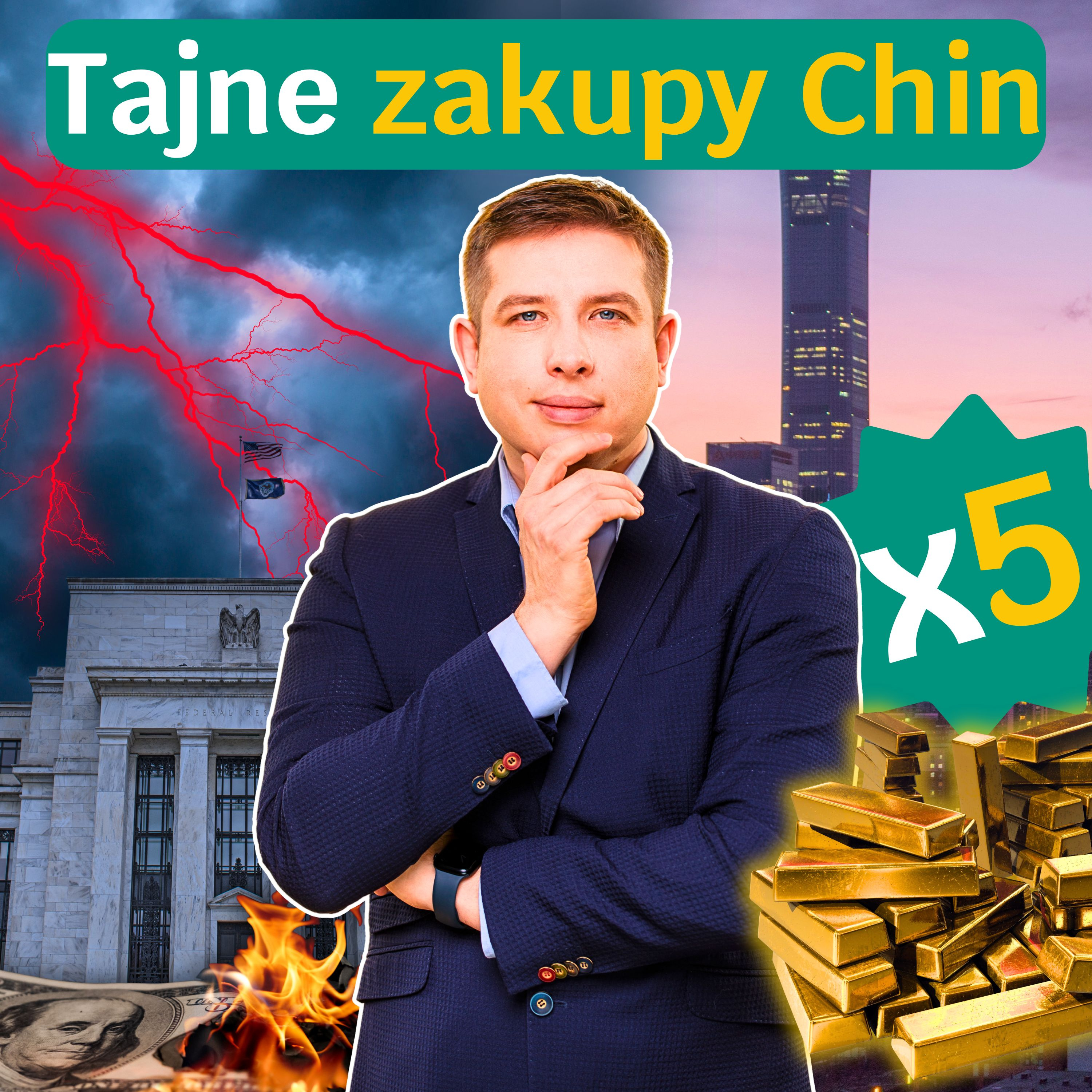 Fed pozostawia stopy bez zmian, Chiny ściągają fizyczne złoto episode artwork