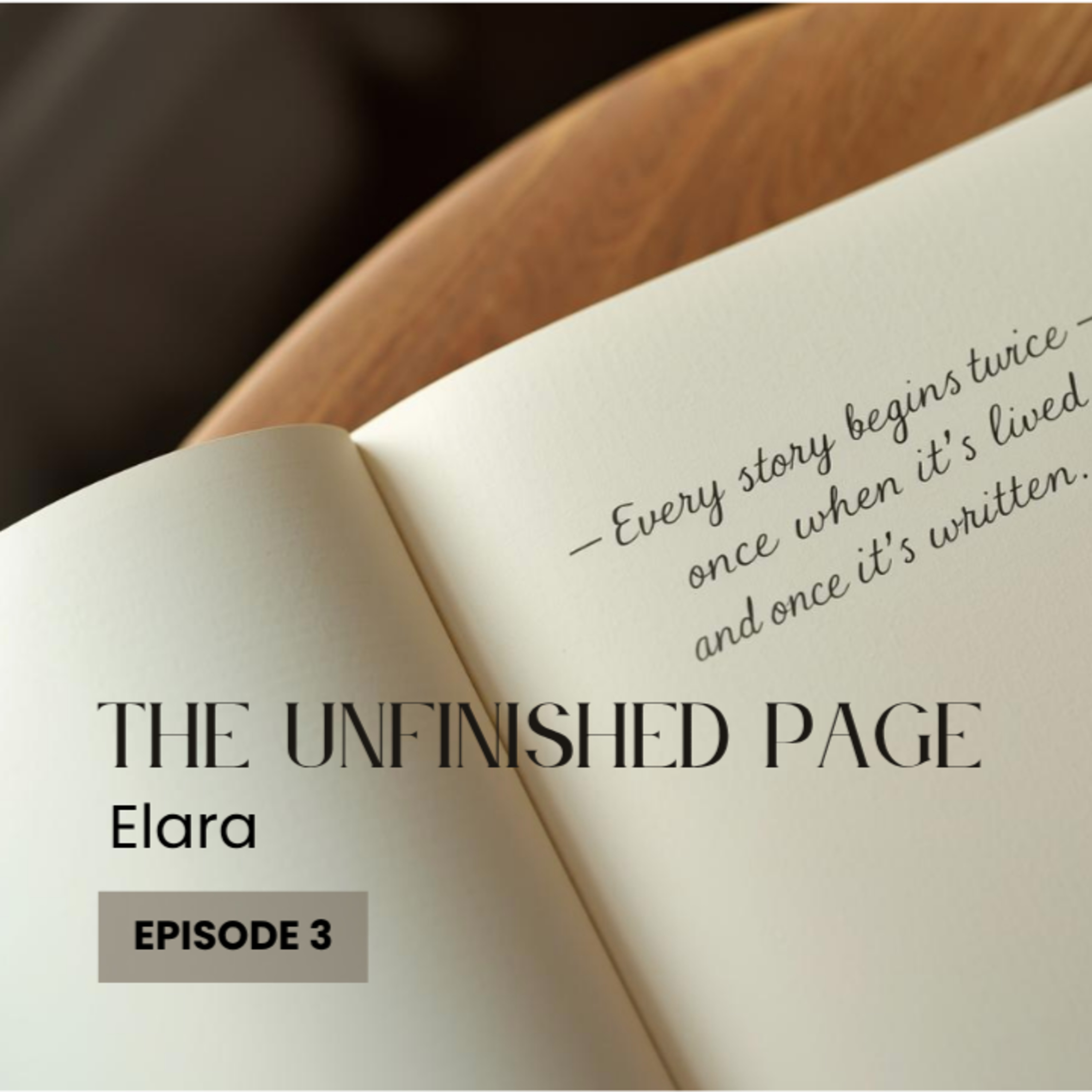 The Unfinished Page episode artwork