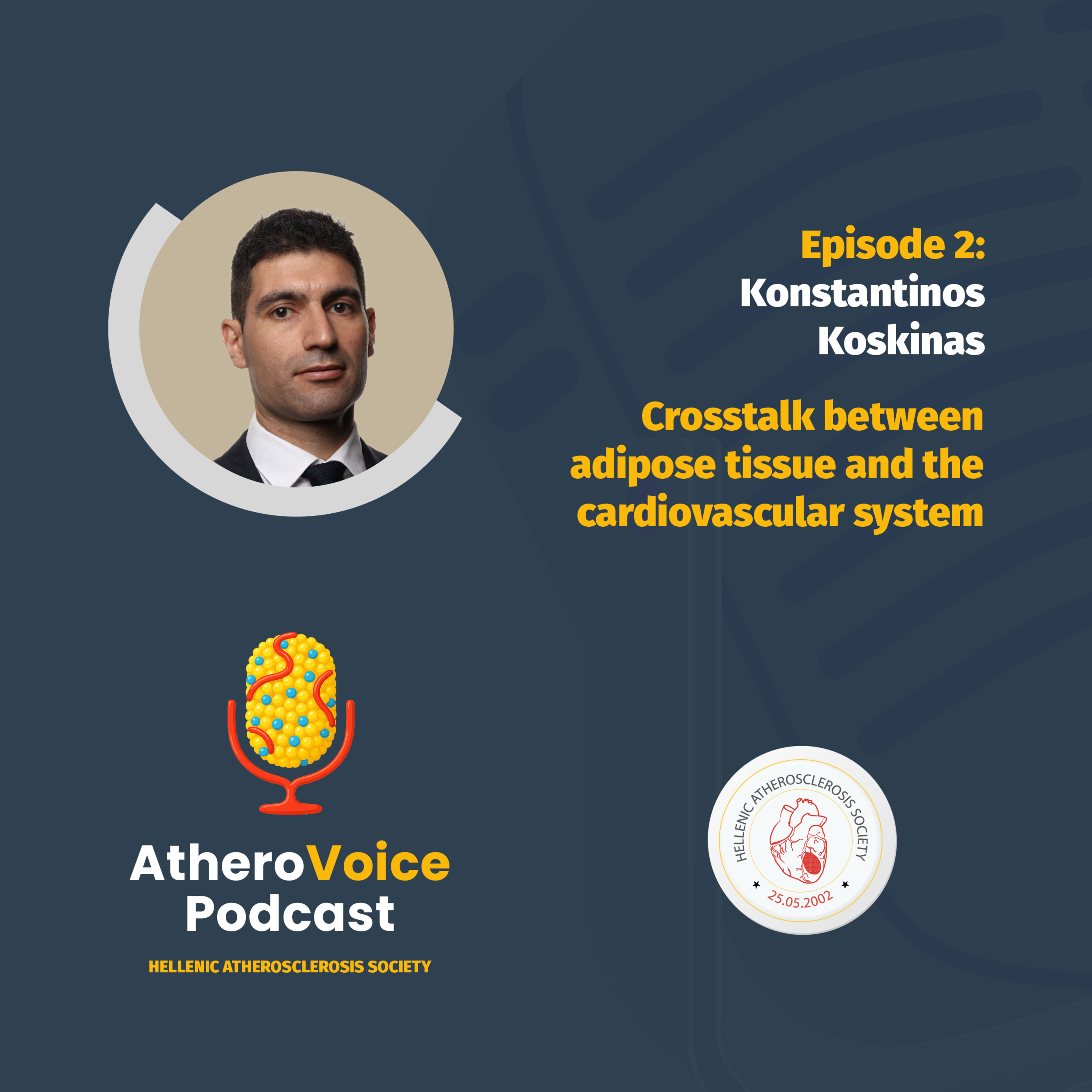 E02: Adipose Tissue and Cardiovascular Disease - Konstantinos C. Koskinas episode artwork