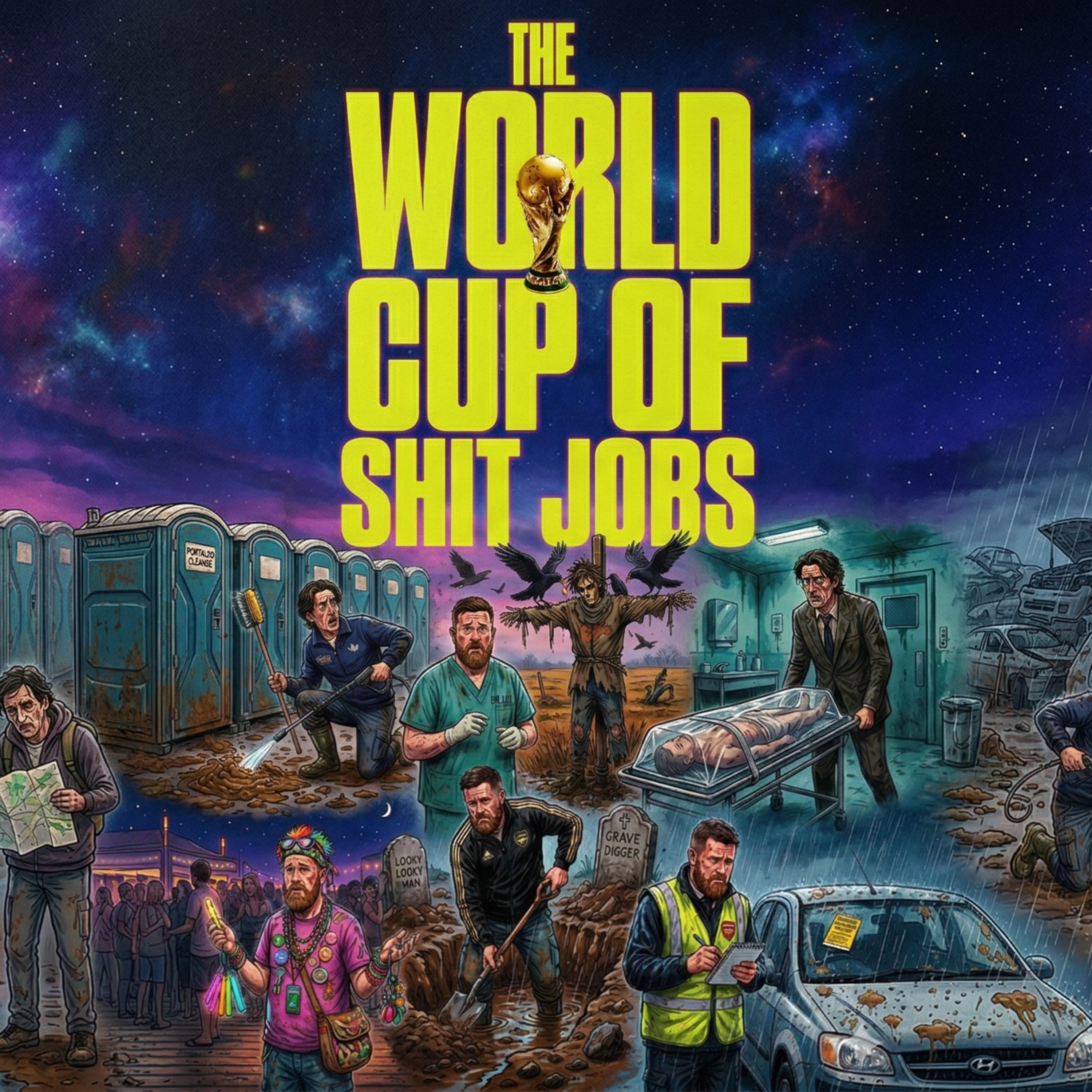 The World Cup of Shit Jobs (Groups A-D) episode artwork