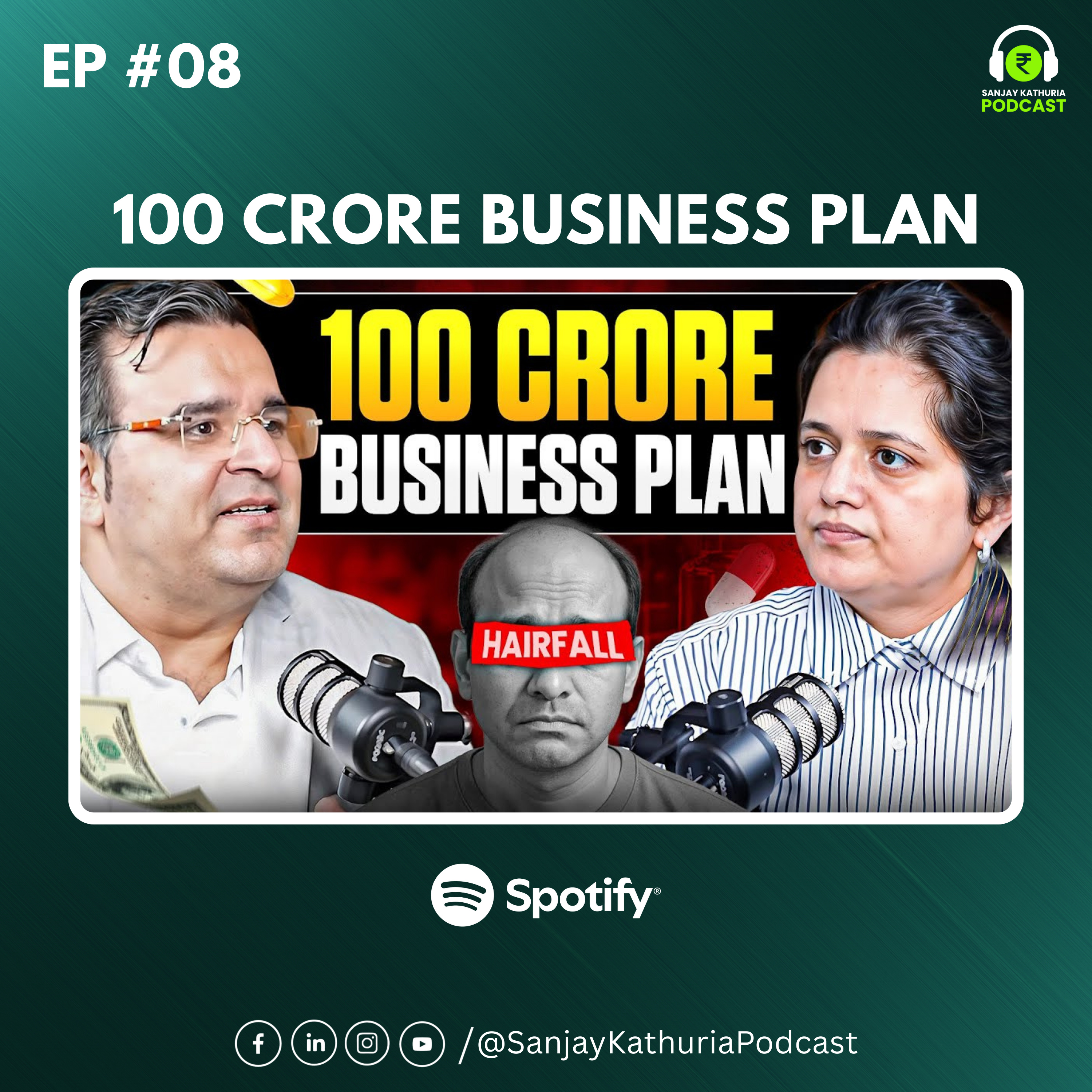 100 Crore Business Plan in Hair Transplant ? | Dr. Arika Bansal | SK Podcast EP08 episode artwork