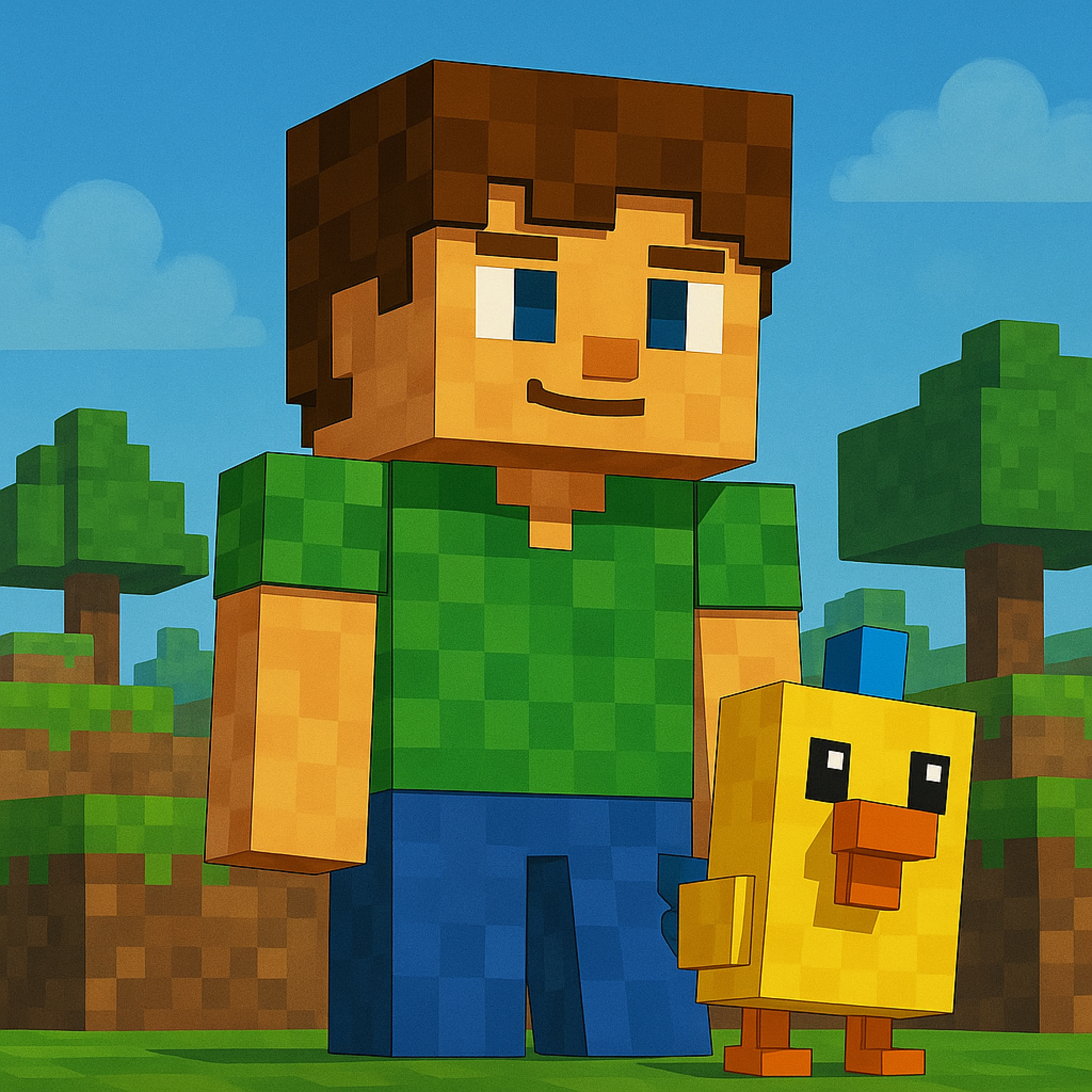 Capitolo 1 – Mattina nel Mondo a Blocchi | Karlik e le sue Avventure Minecraftiche episode artwork