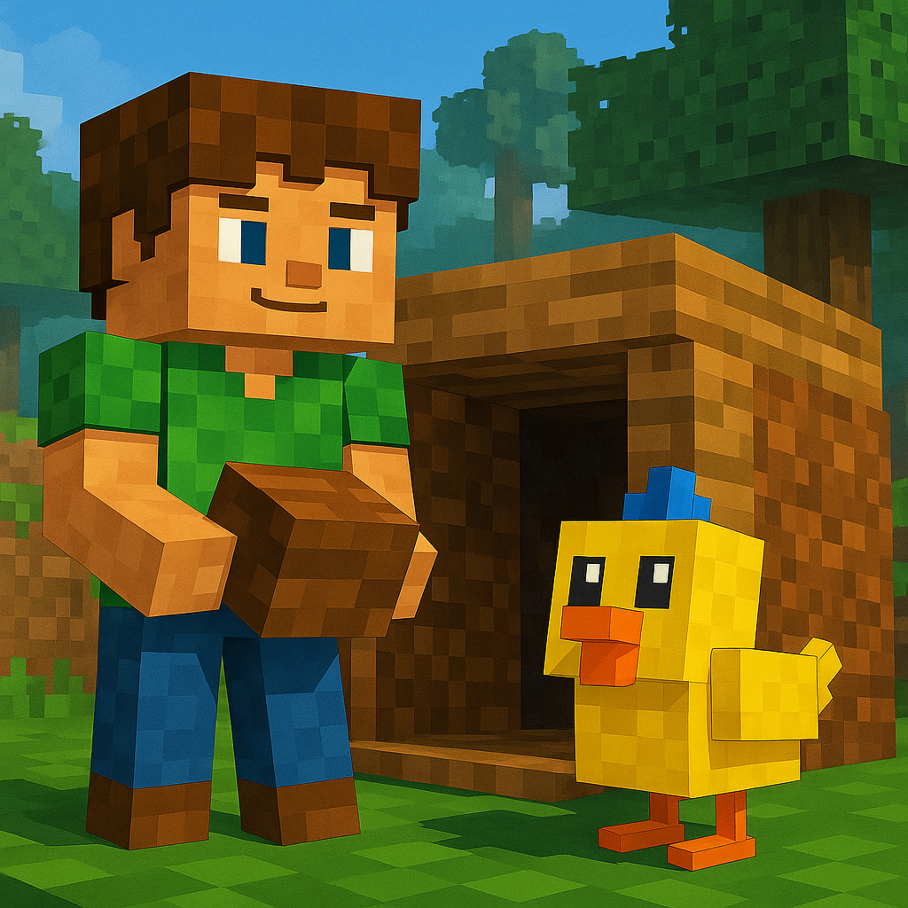 Capitolo 3 – Il Primo Rifugio | Karlik e le sue Avventure Minecraftiche episode artwork