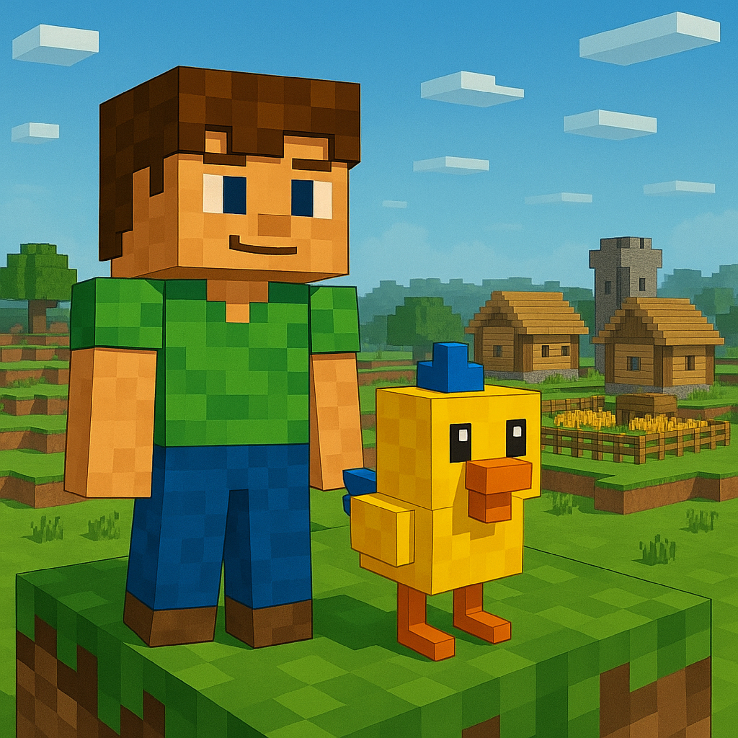 Capitolo 10 – Il Villaggio all’Orizzonte | Karlik e le sue Avventure Minecraftiche episode artwork