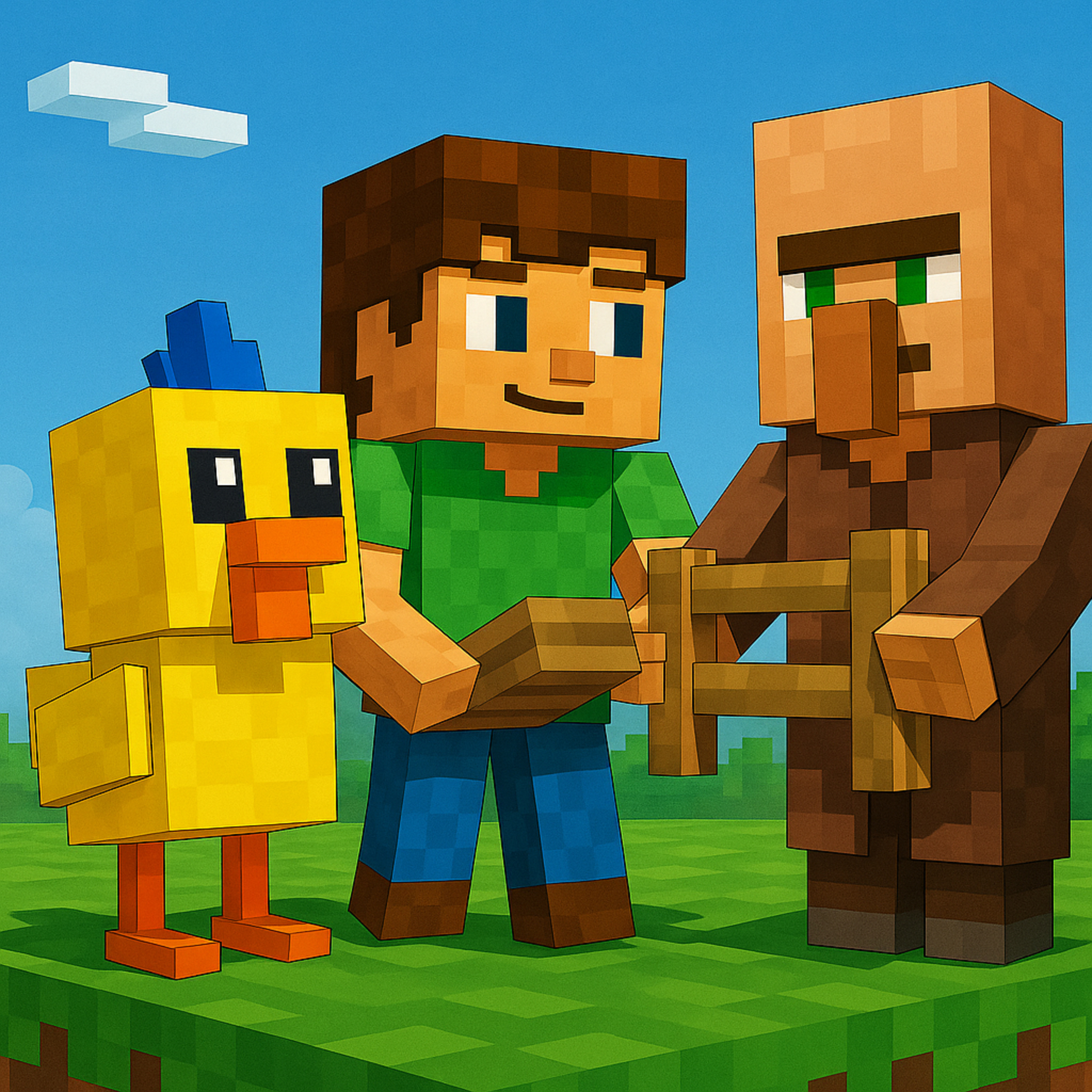 Capitolo 11 – Aiutare il Villager | Karlik e le sue Avventure Minecraftiche episode artwork