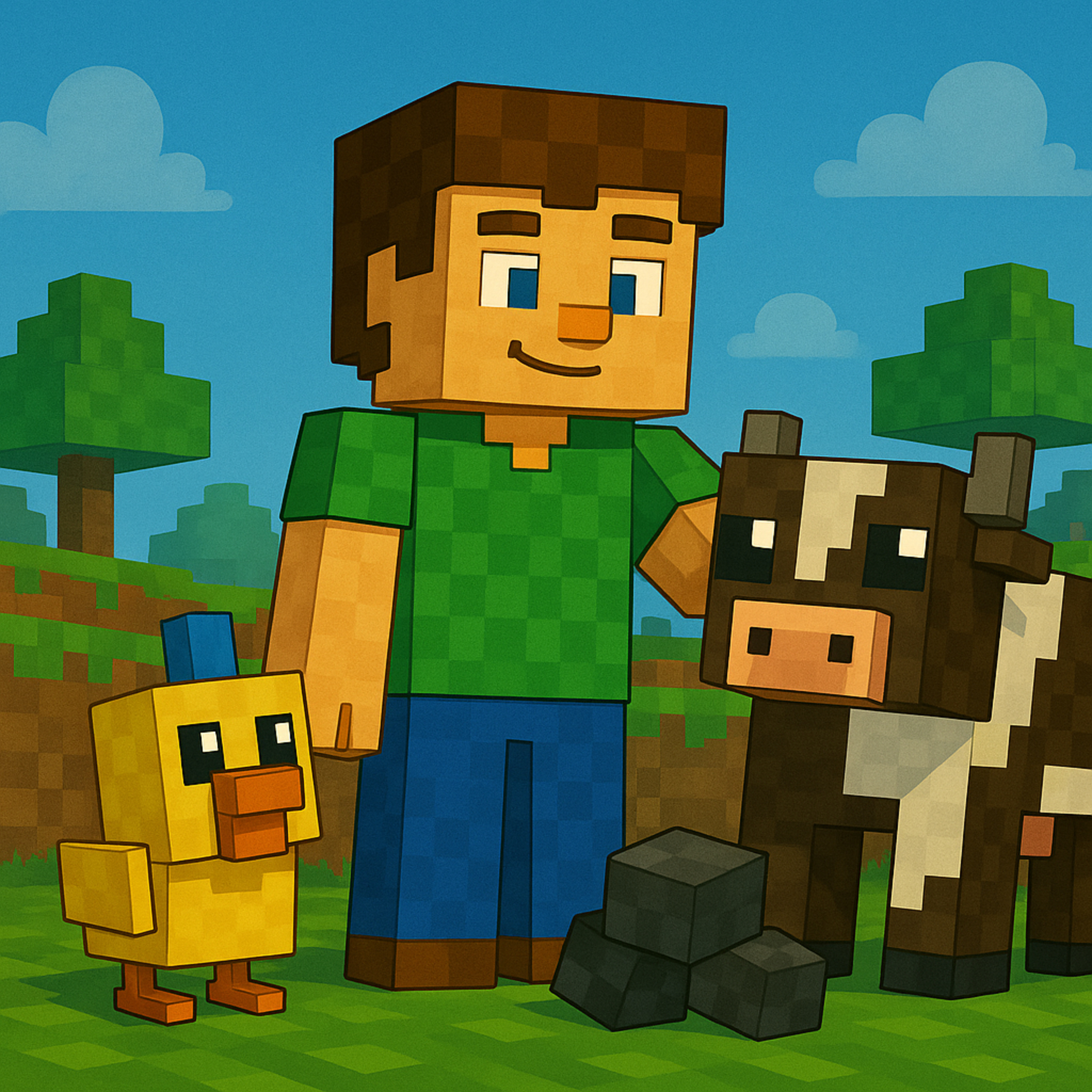 Capitolo 15 – L’Incontro con le Mucche | Karlik e le sue Avventure Minecraftiche episode artwork