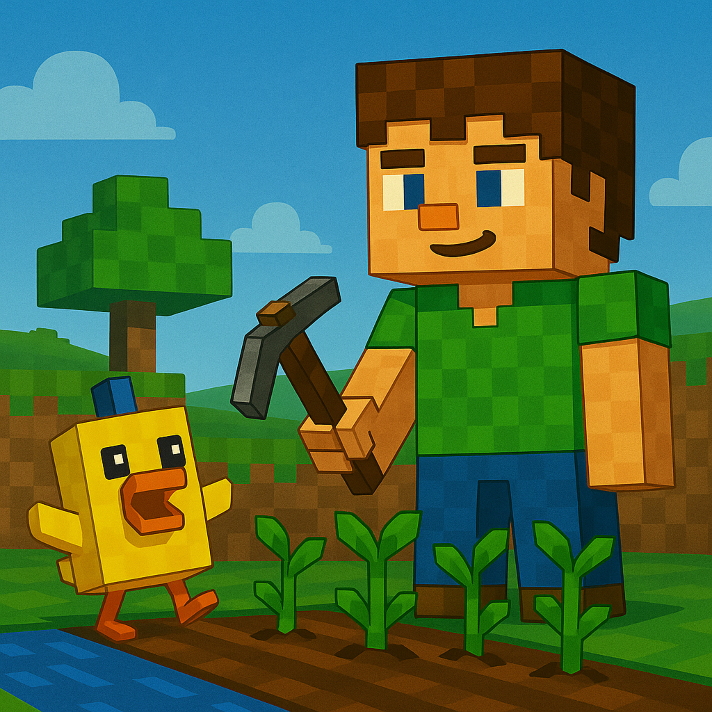 Capitolo 18 – La Prima Coltivazione | Karlik e le sue Avventure Minecraftiche episode artwork