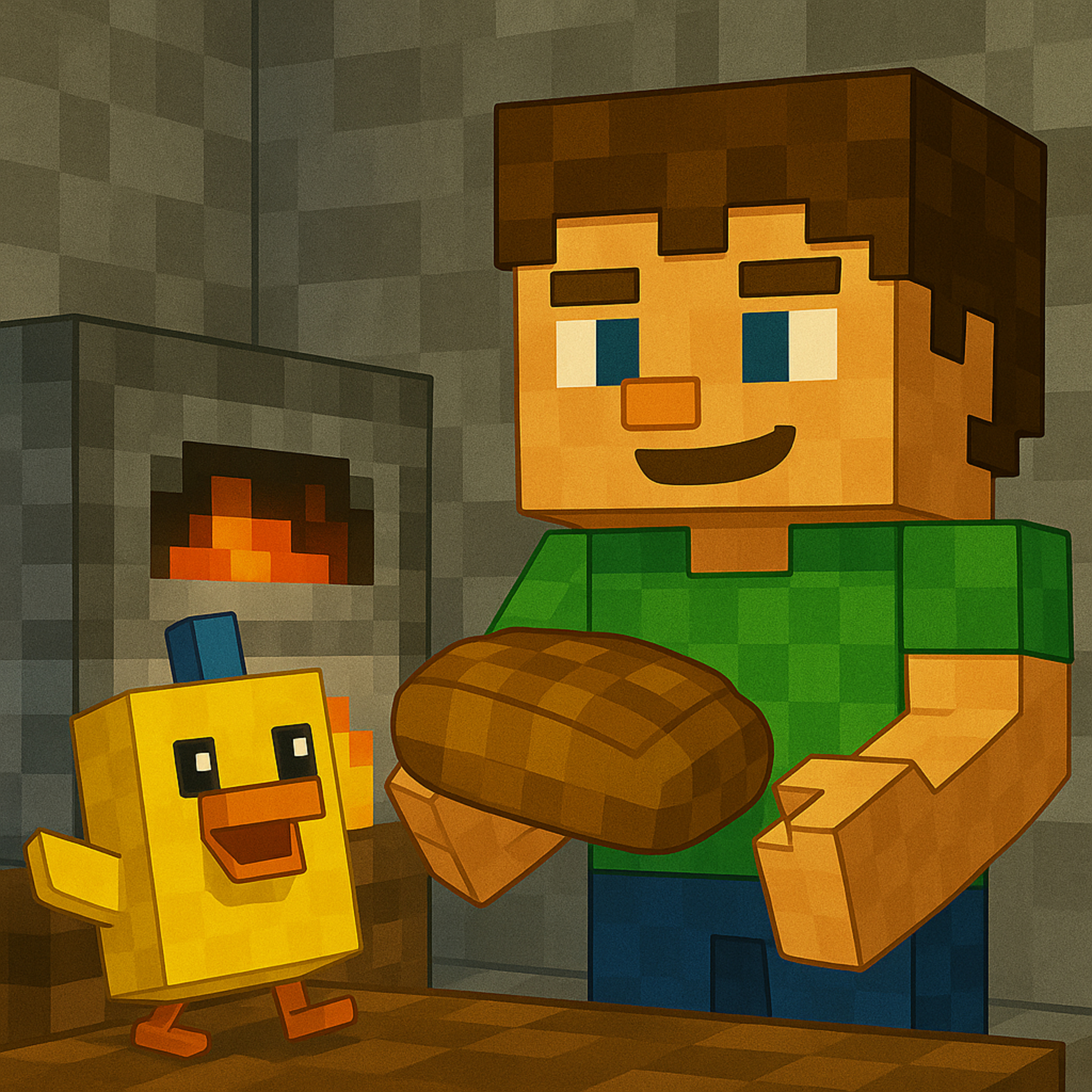 Capitolo 19 – Il Primo Pane | Karlik e le sue Avventure Minecraftiche episode artwork