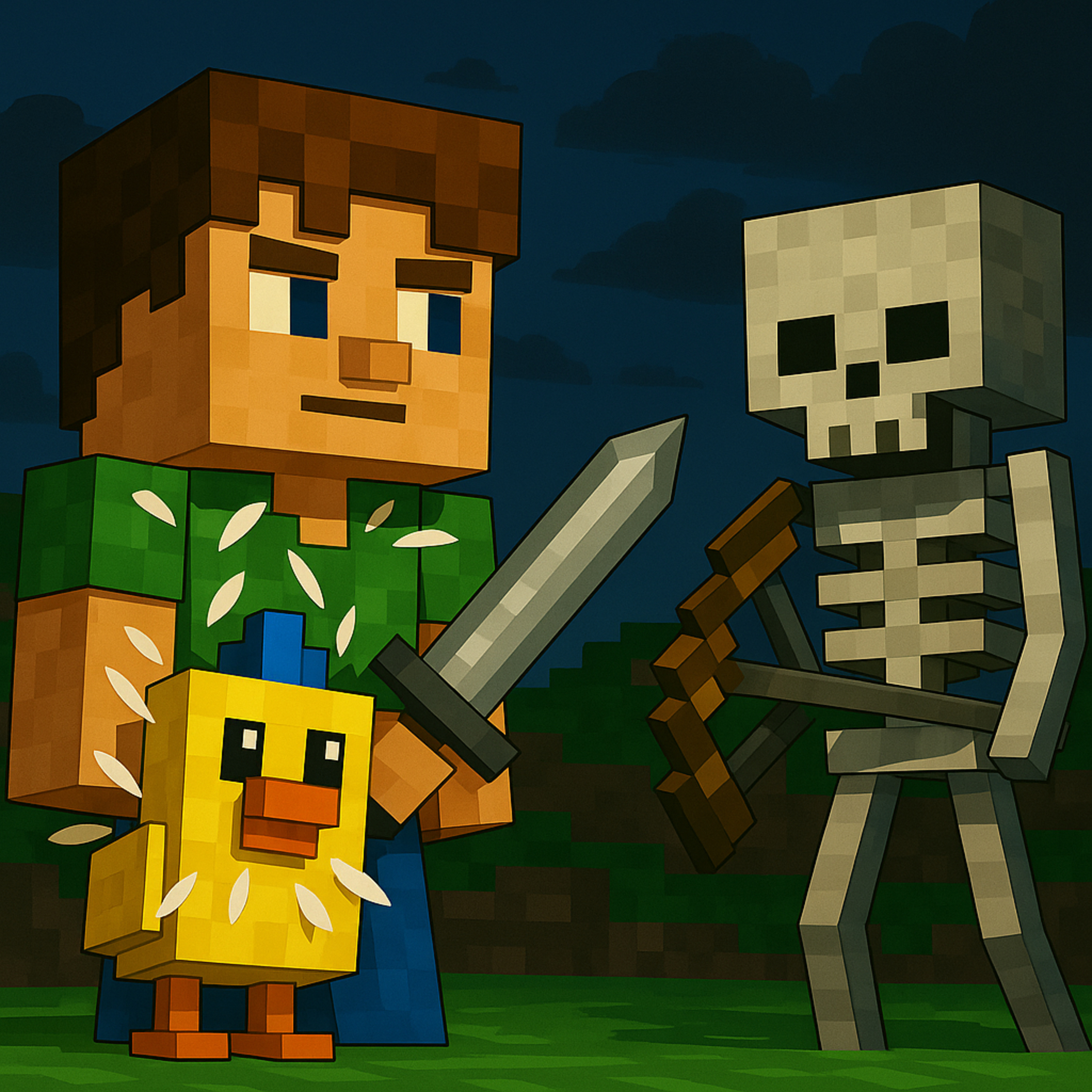 Capitolo 30 – La prima notte che ha morso | Karlik e le sue Avventure Minecraftiche episode artwork