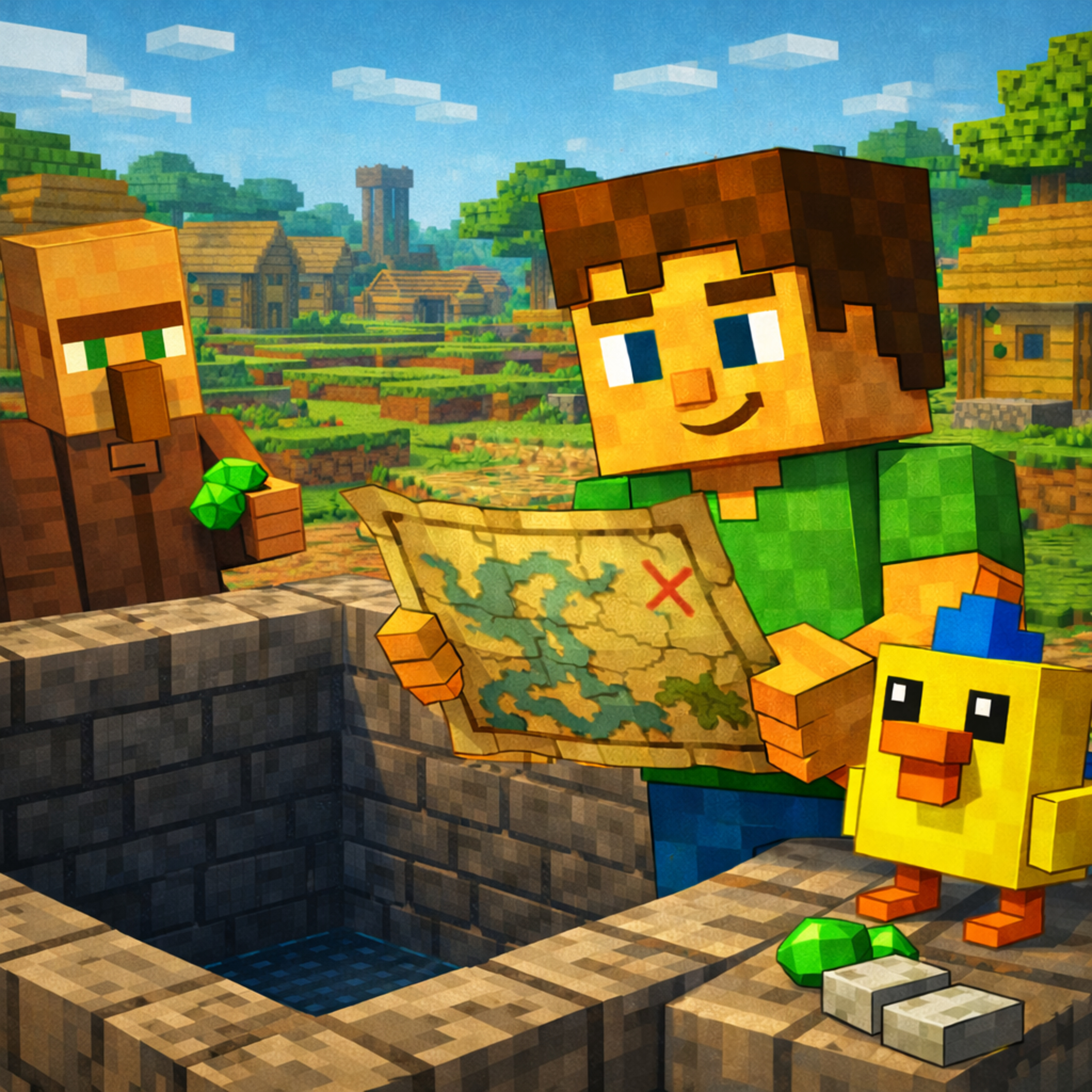 Capitolo 34 – Cosa è rimasto nel pozzo | Karlik e le sue Avventure Minecraftiche episode artwork