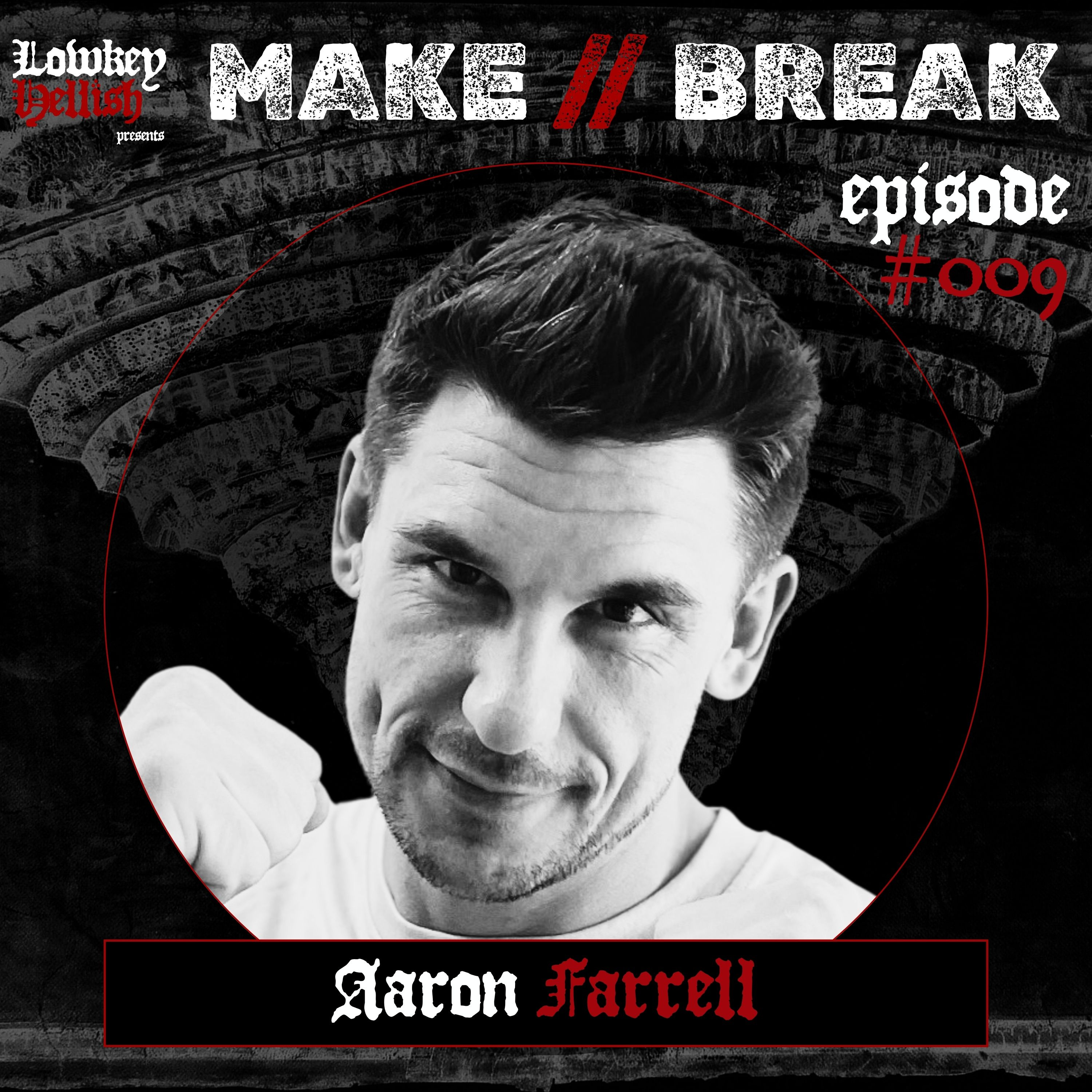 Aaron Farrell on travel writing, resilience, and Violent Expression episode artwork
