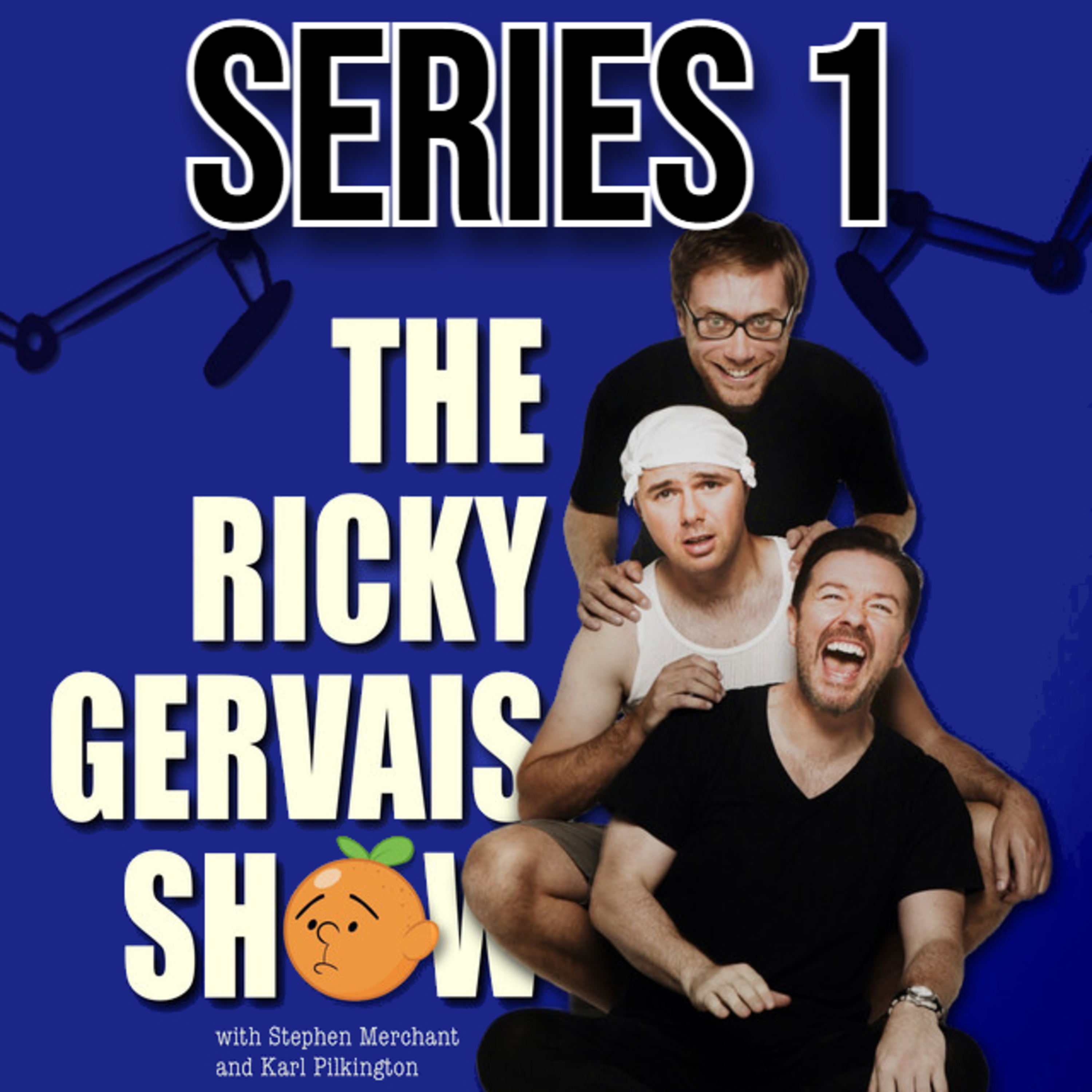 Ricky Gervais Guardian Podcast ALL SERIES 1 - with Karl Pilkington episode artwork