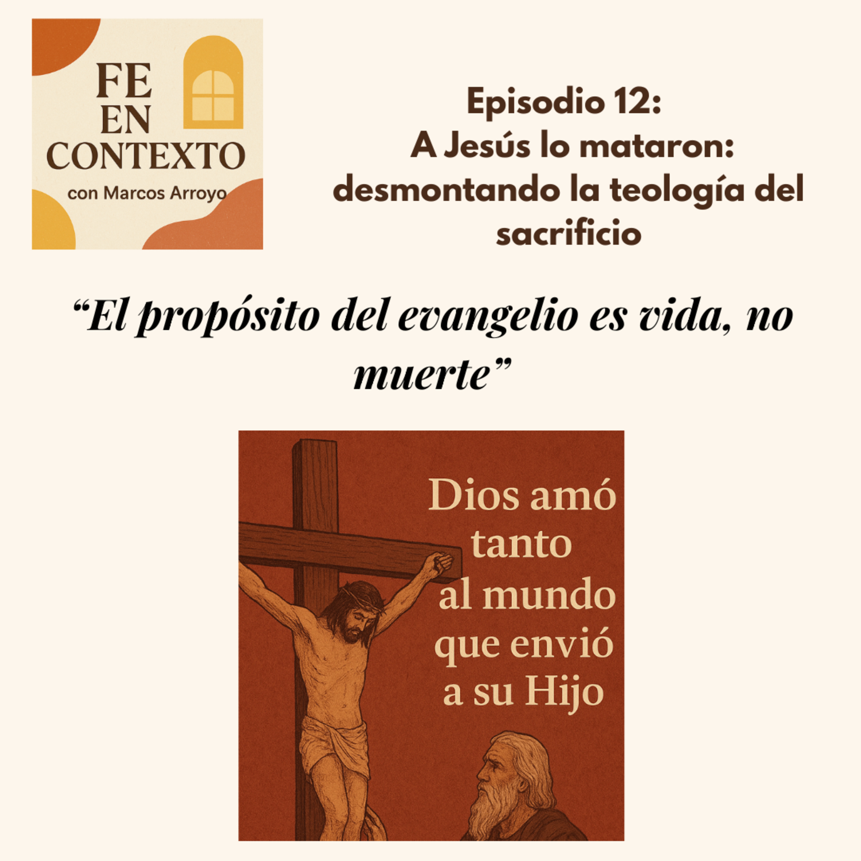 Episodio 12. A Jesús lo mataron: desmontando la teología del sacrificio episode artwork