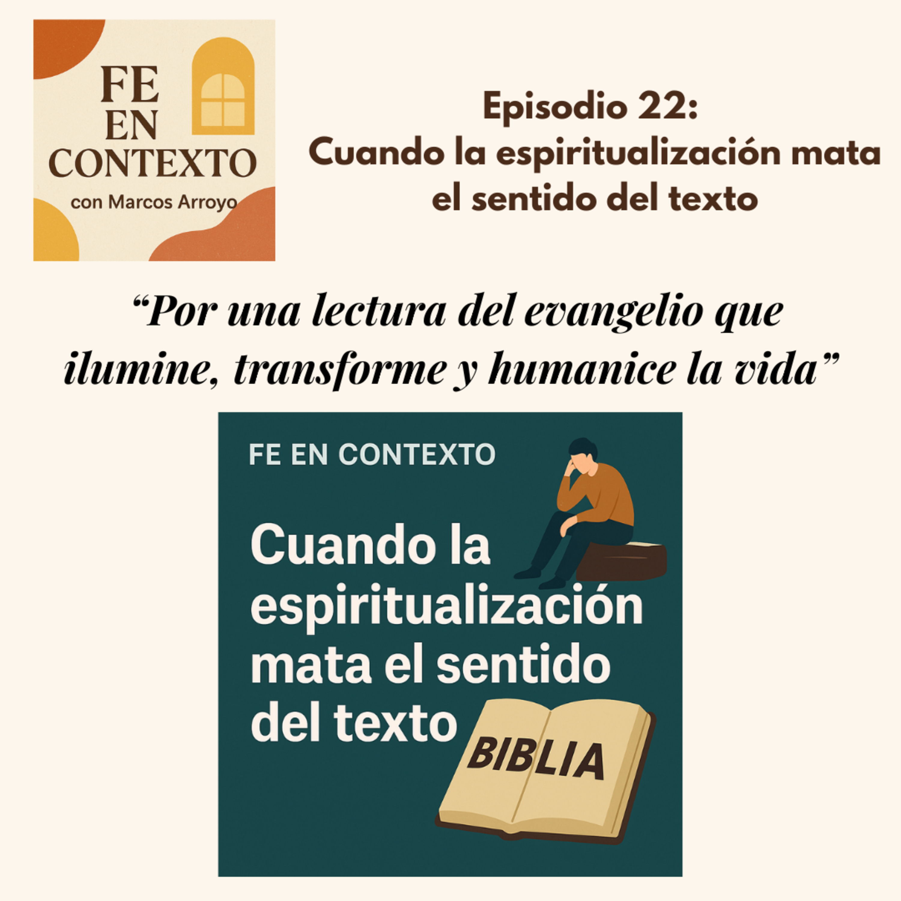 Episodio 22. Cuando la espiritualización mata el sentido del texto episode artwork