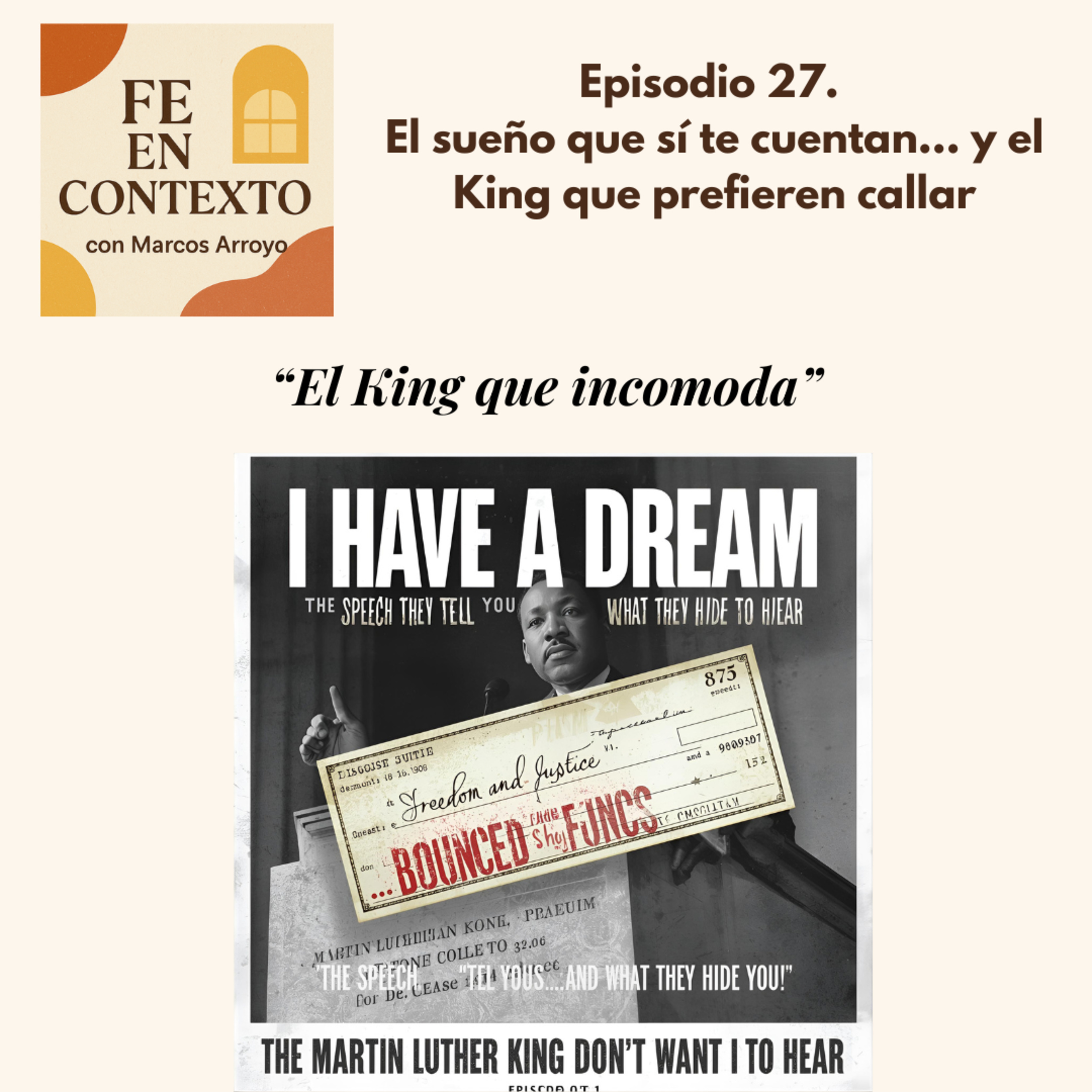 Episodio 27. El sueño que sí te cuentan… y el King que prefieren callar episode artwork