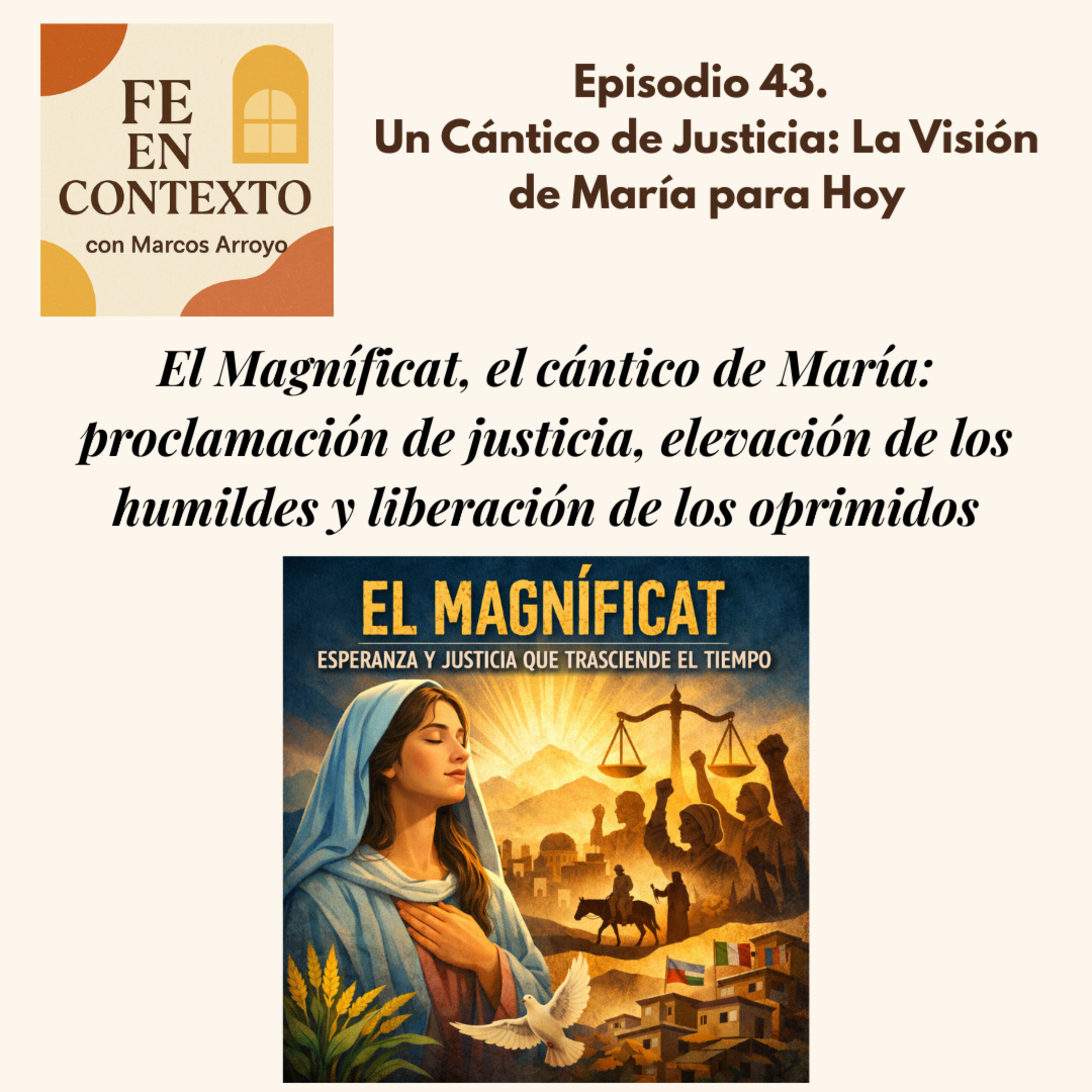 Episodio 43. Un Cántico de Justicia: La Visión de María para Hoy episode artwork