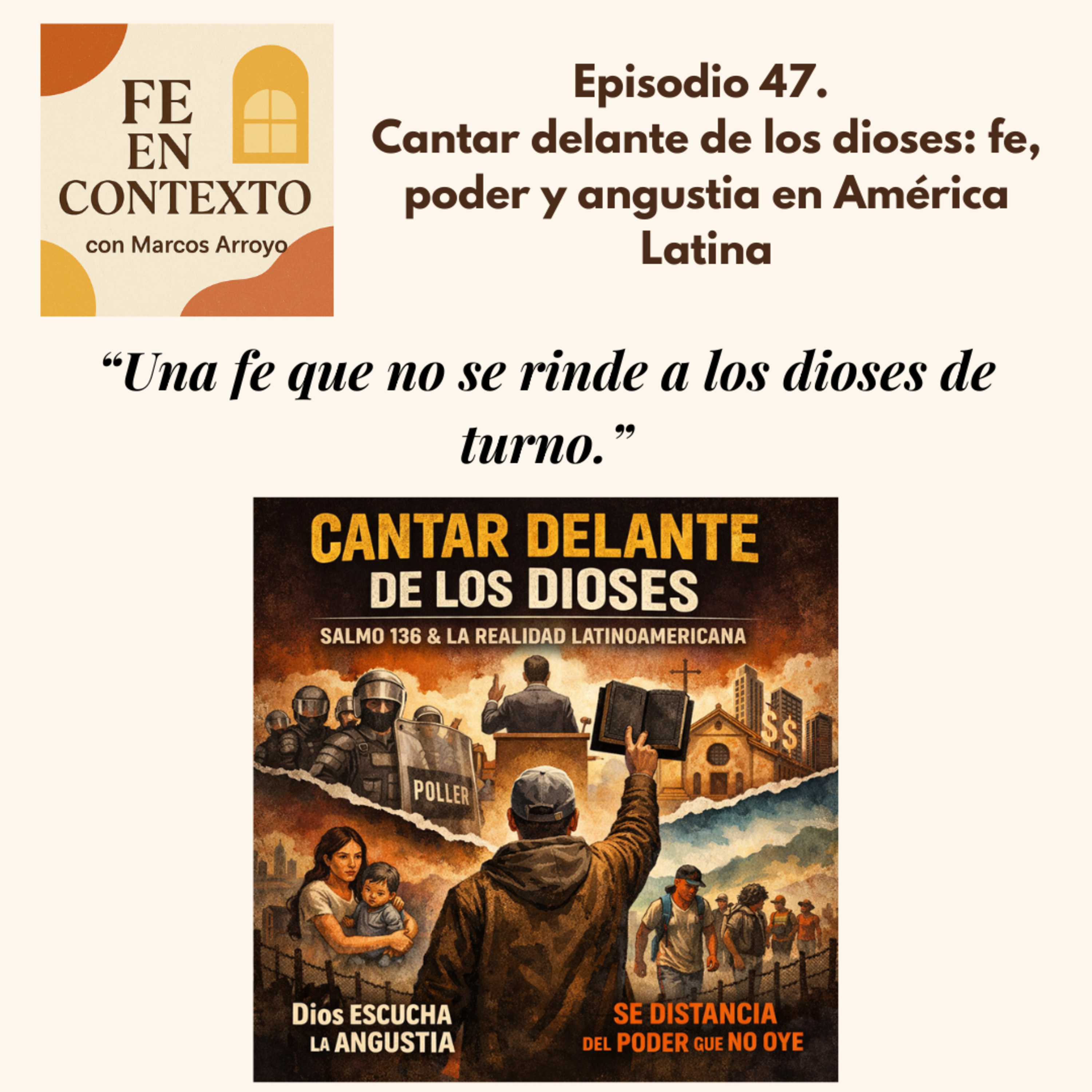 Episodio 47. Cantar delante de los dioses: fe, poder y angustia en América Latina episode artwork