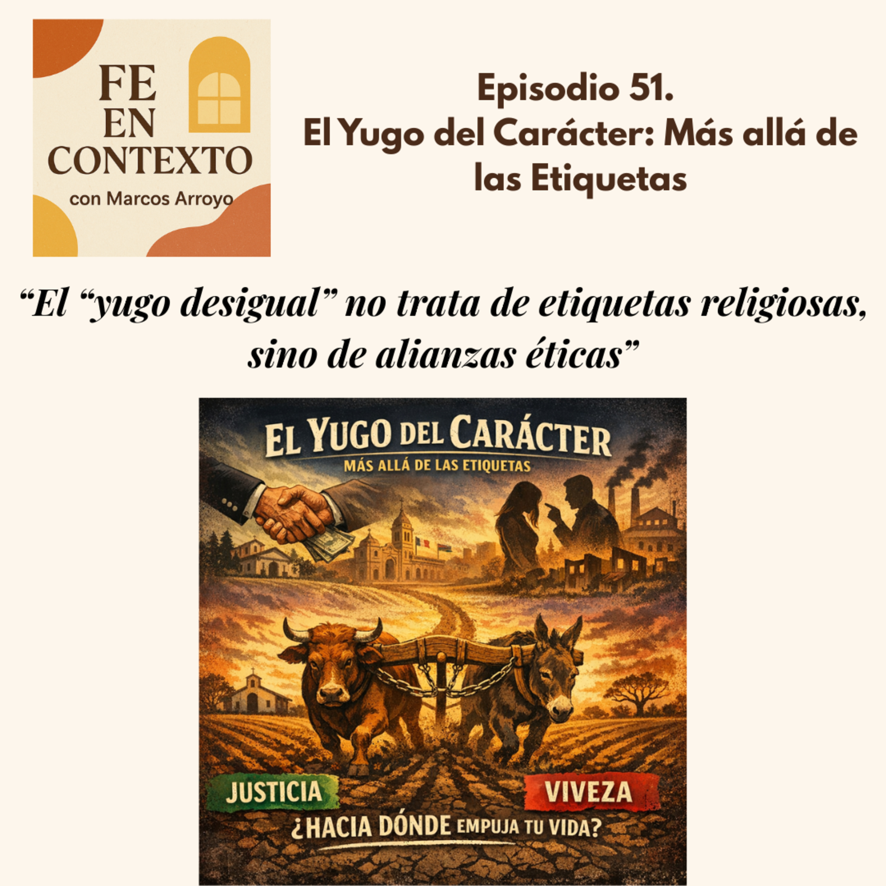Episodio 51. El Yugo del Carácter: Más allá de las Etiquetas episode artwork